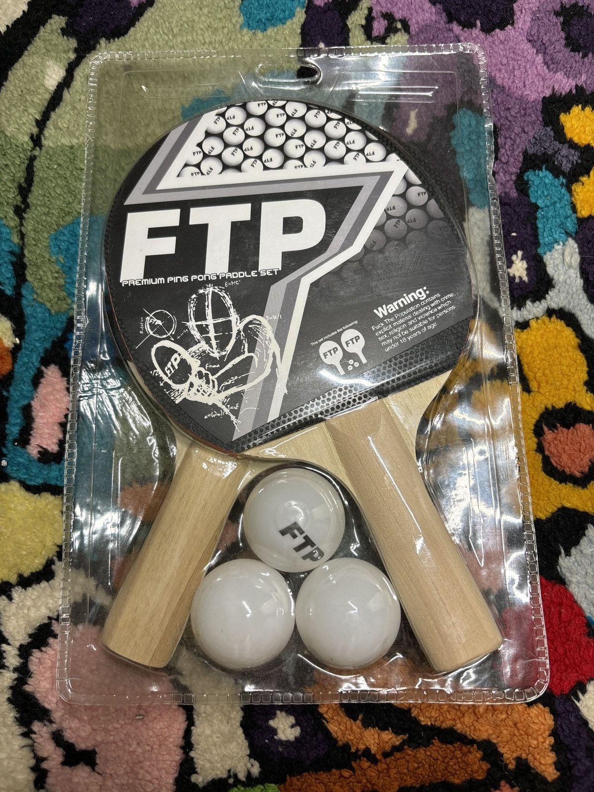 Fuck The Population FTP Ping Pong Set Size ONE SIZE - 4 Thumbnail