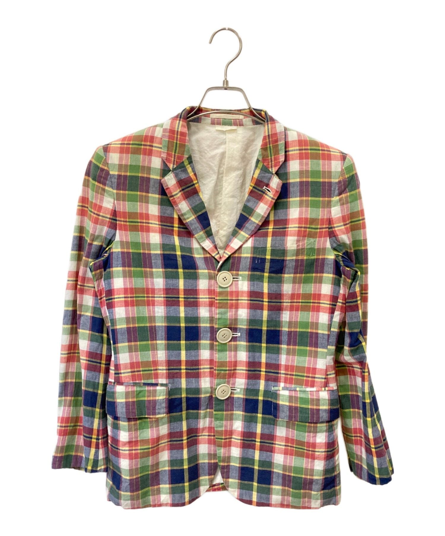 Comme des Garcons Homme Plus Checkered Jacket Size US S / EU 44-46 / 1 - 1 Thumbnail