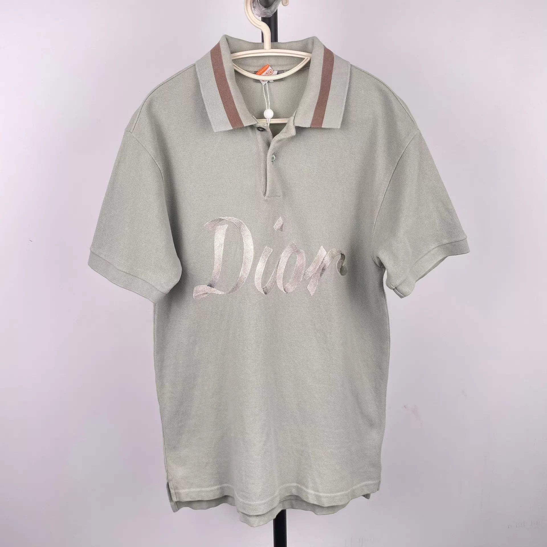Dior × Hedi Slimane SS06 Dior Homme Union Jack Flag Striped Polo