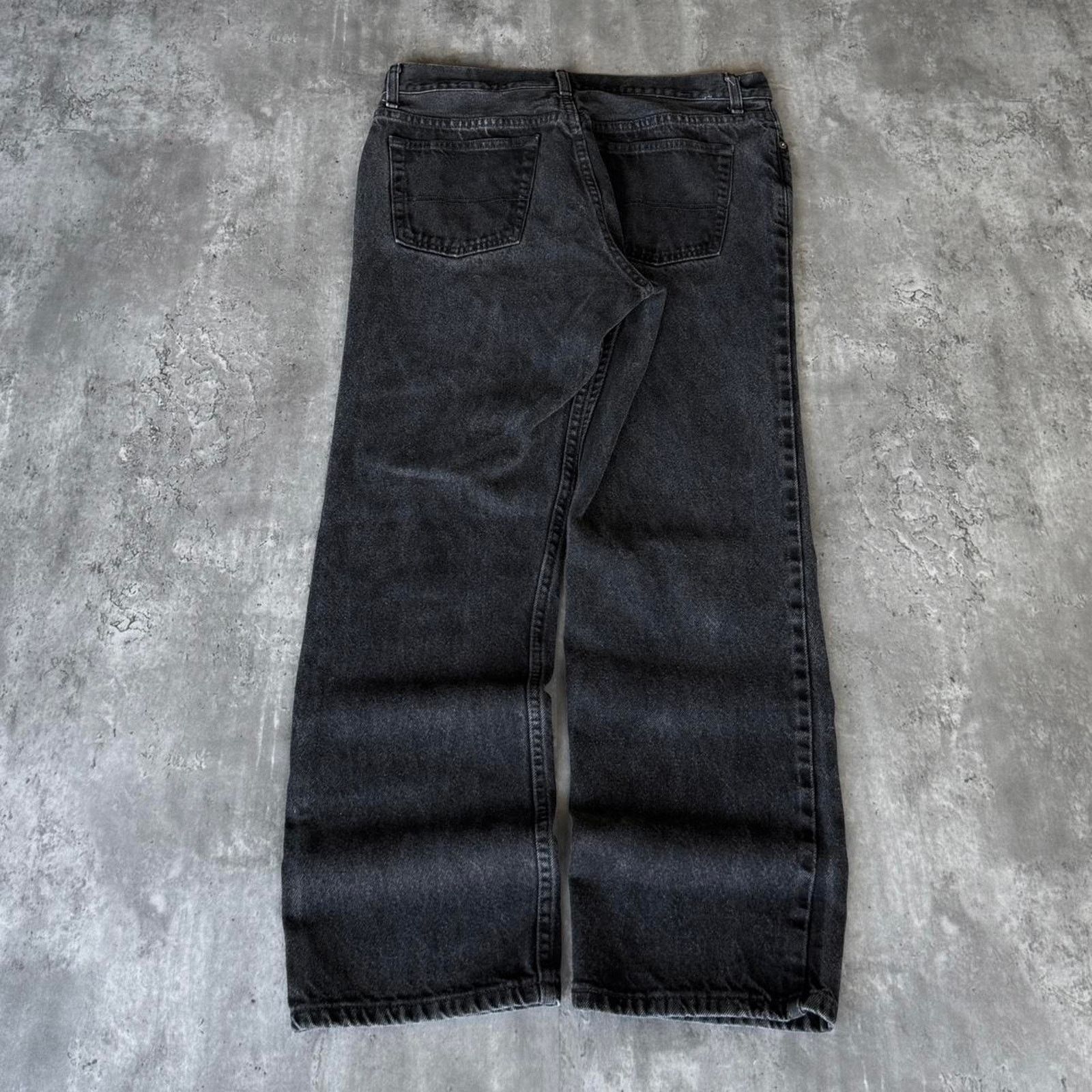 Urban Pipeline × Vintage Vintage Y2K Urban Pipeline Baggy Black Opium Denim Jeans Size US 35 - 2 Thumbnail