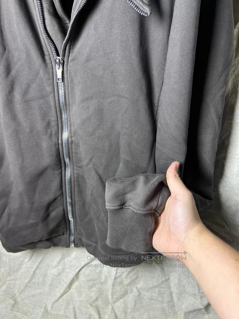 Rick Owens Rick Owens Sage Zip-up Stand Collar Hoodie Size US M / EU 48-50 / 2 - 6 Thumbnail