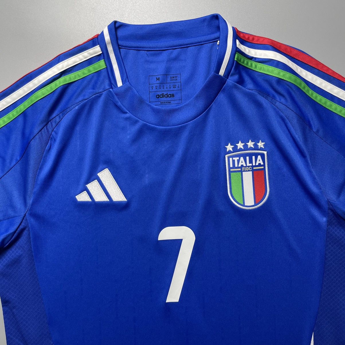Adidas ITALY ADIDAS 2024 EURO FOOTBALL HOME JERSEY #7 PELLEGRINI Size US M / EU 48-50 / 2 - 4 Thumbnail