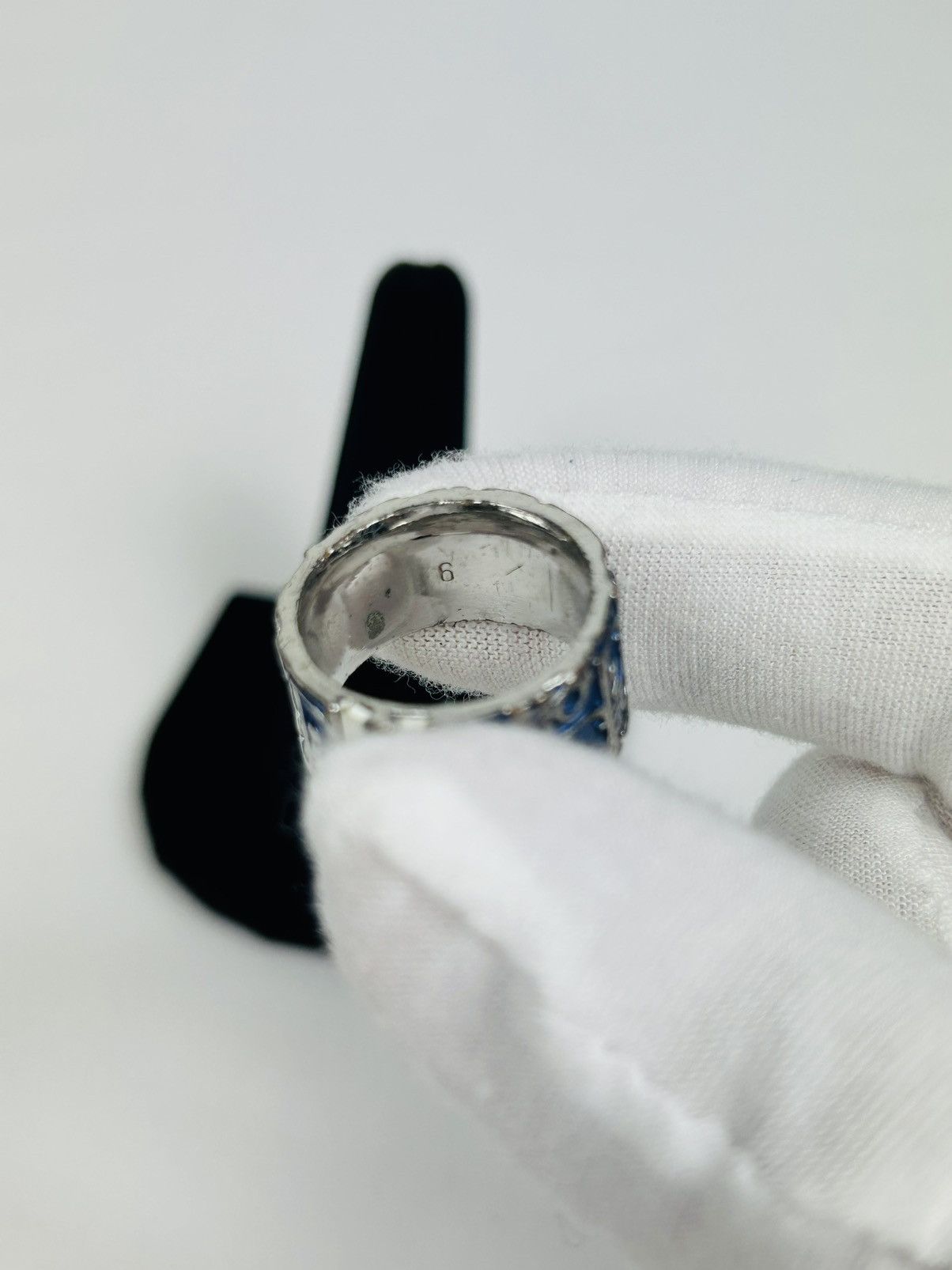 Dior Dior Blue Trotter 2 Ring Size 6 Size ONE SIZE - 5 Thumbnail