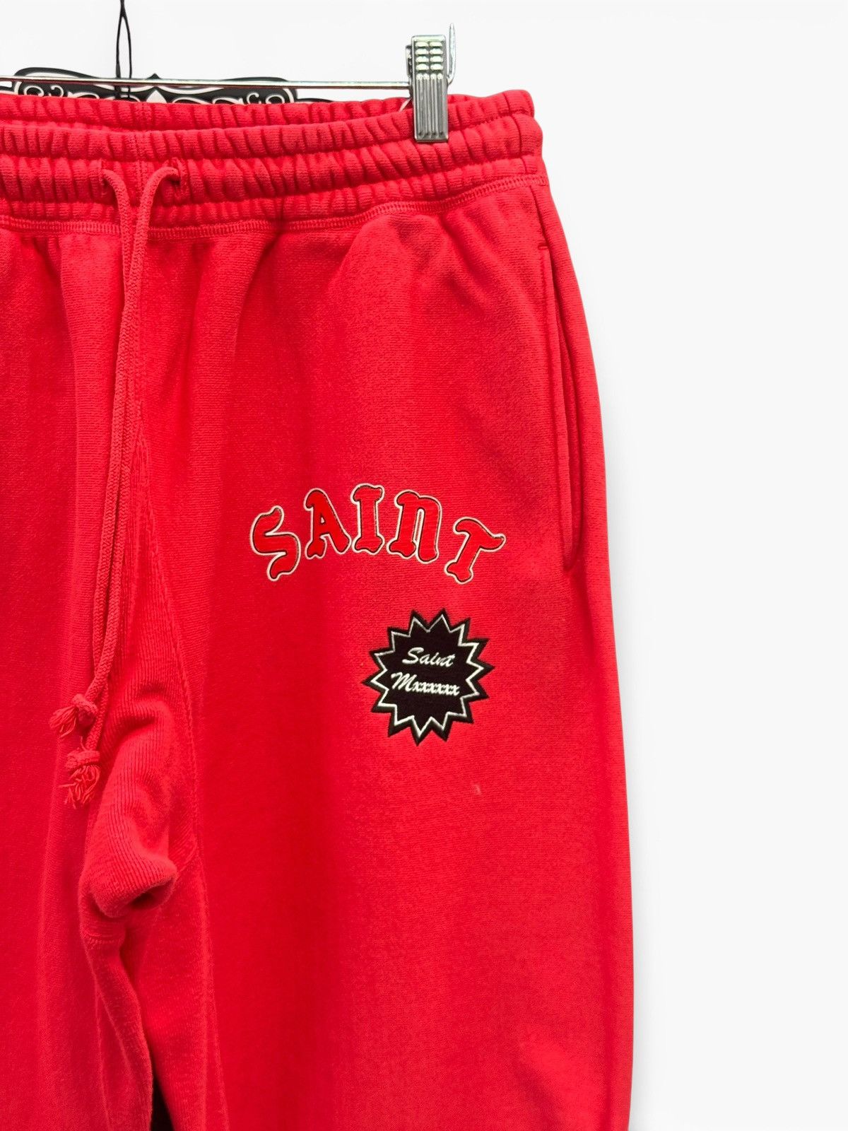 Saint Michael Saint Michael Red Sweatpants Size US 32 / EU 48 - 2 Thumbnail