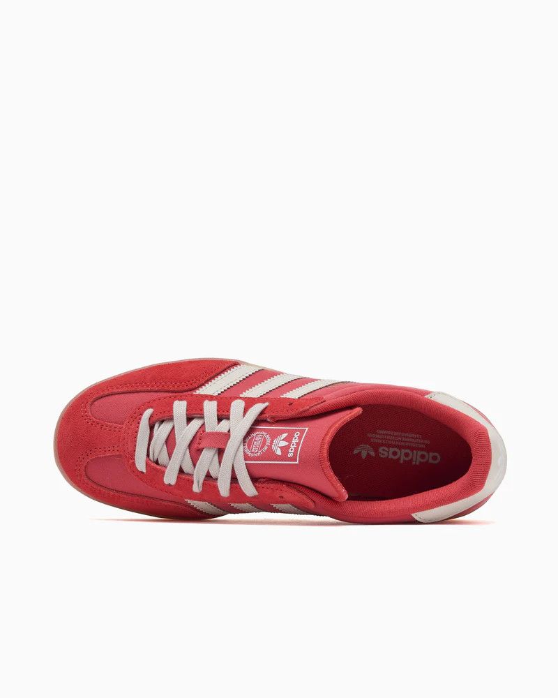 Adidas o1mle0426 Gazelle Indoor Low-Top Sneakers in Red/White Size US 11 / EU 44 - 4 Thumbnail
