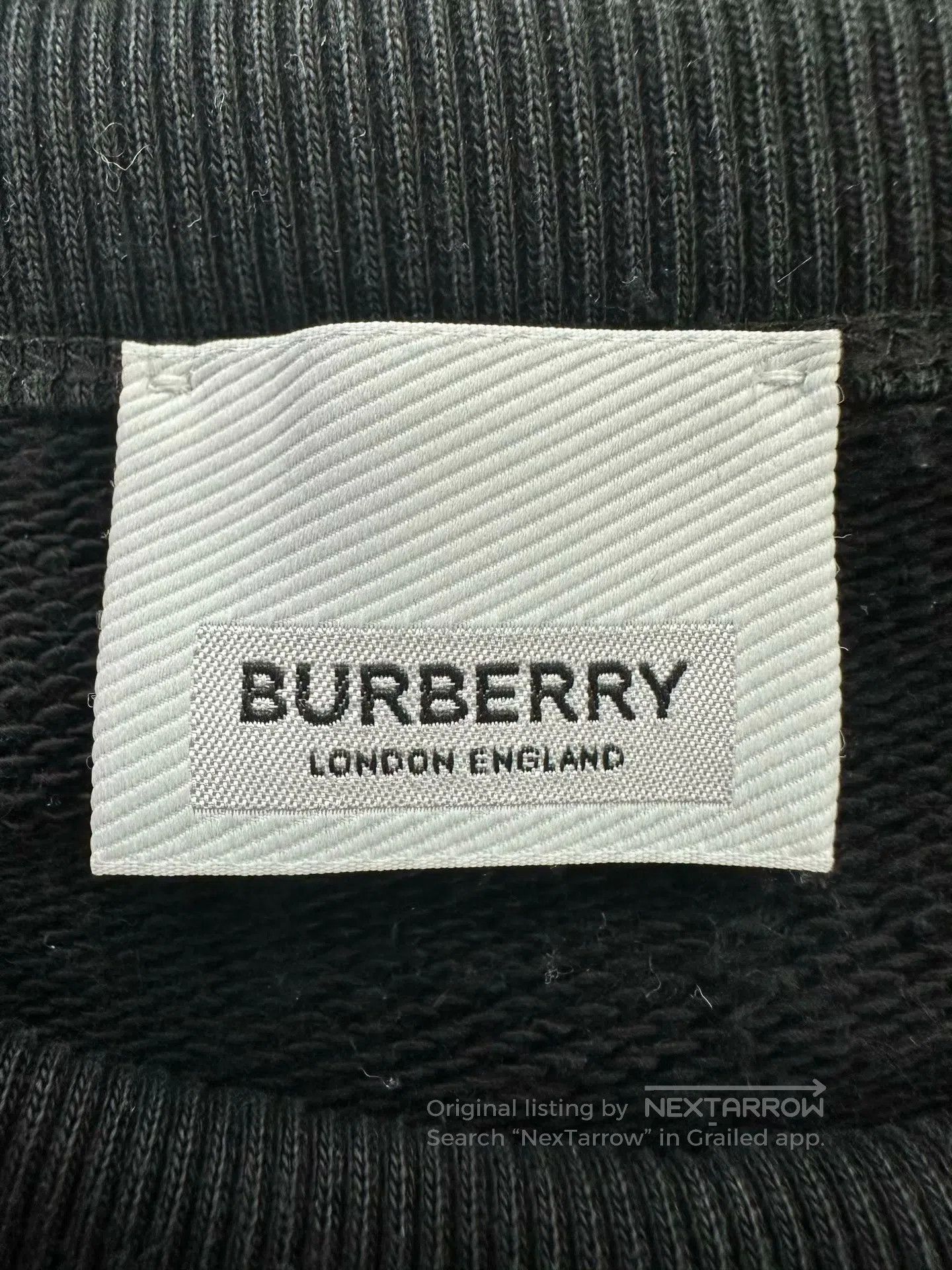 Burberry Burberry Black Letter印花 Logo Long-sleeve Sweatshirt| Size US S / EU 44-46 / 1 - 3 Thumbnail