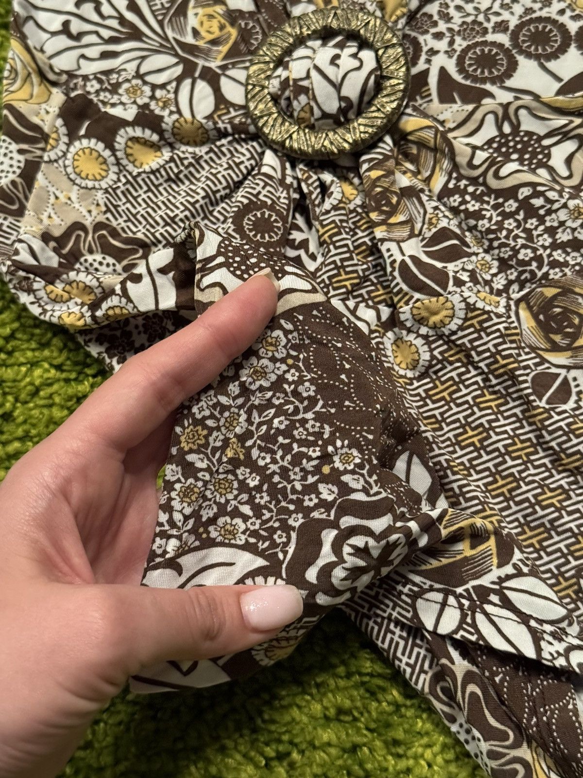 Just Cavalli × Roberto Cavalli × Vintage Roberto Cavalli 2000s vintage floral pattern tank top Y2K Size S / US 4 / IT 40 - 6 Thumbnail
