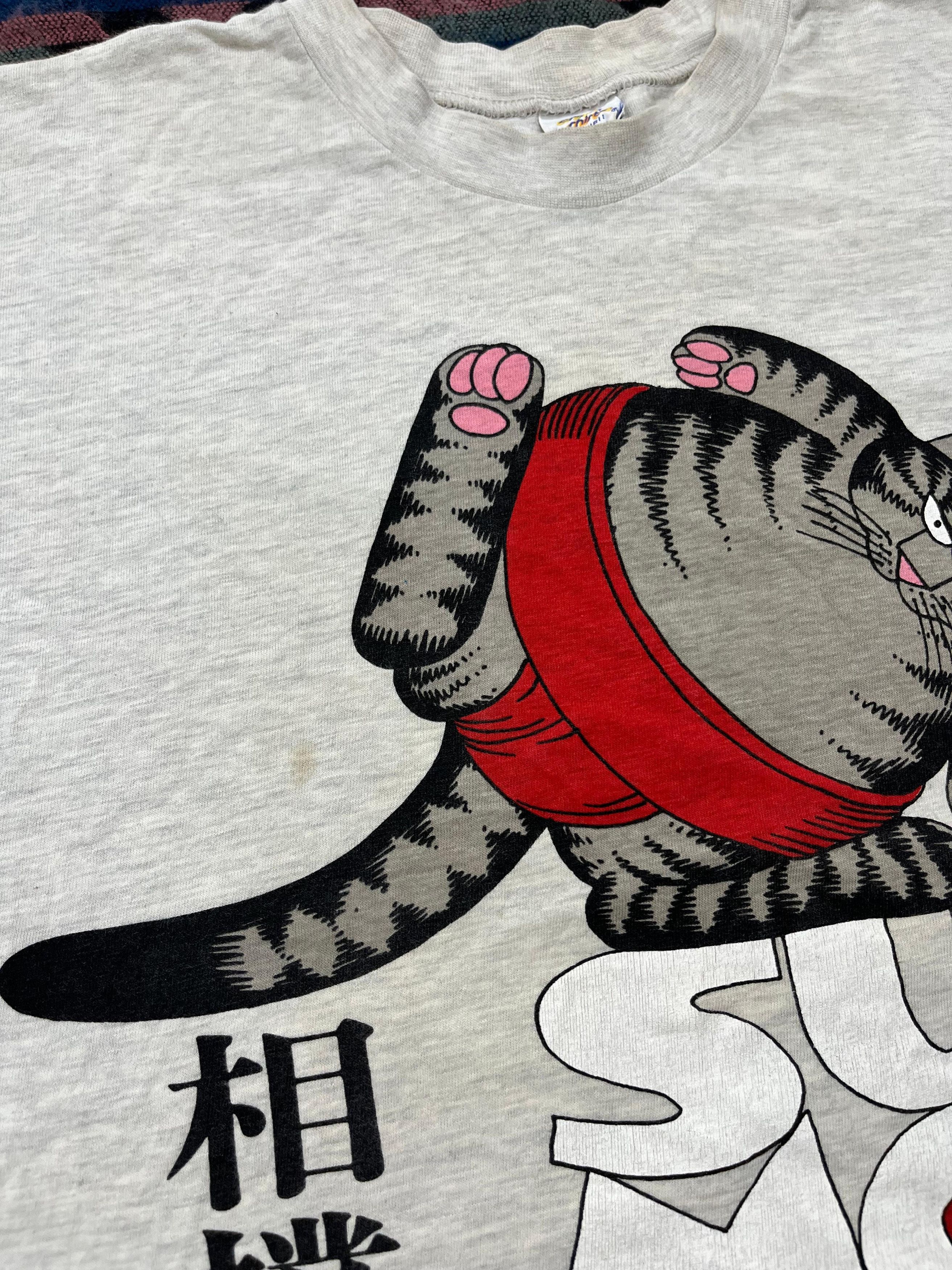 Vintage Vintage 80's Crazy Shirt Hawaii Sumo Tee Size US L / EU 52-54 / 3 - 4 Thumbnail