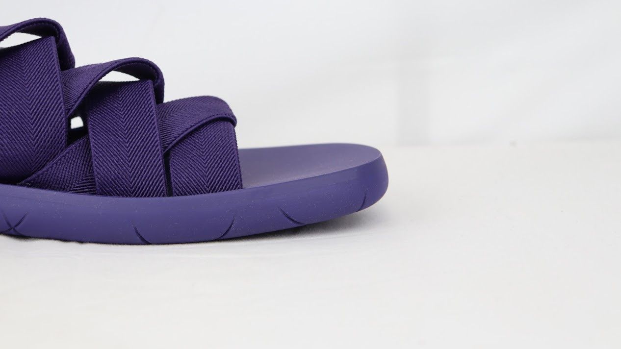 Bottega Veneta o1rshd1 Intrecciato Starfish Plat Sandal in Blue Size US 10 / EU 43 - 6 Thumbnail