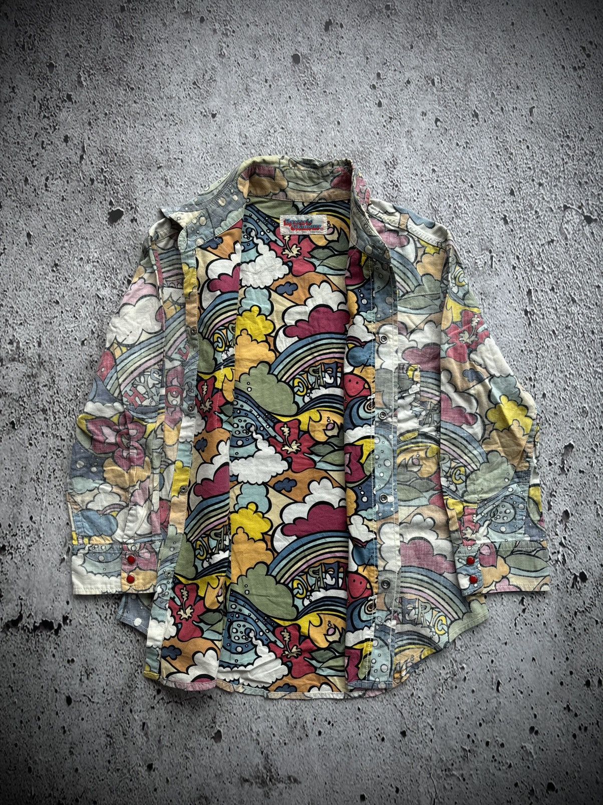 Hysteric Glamour Vintage Hysteric Glamour Full Print Pocket Shirt Size US S / EU 44-46 / 1 - 2 Thumbnail