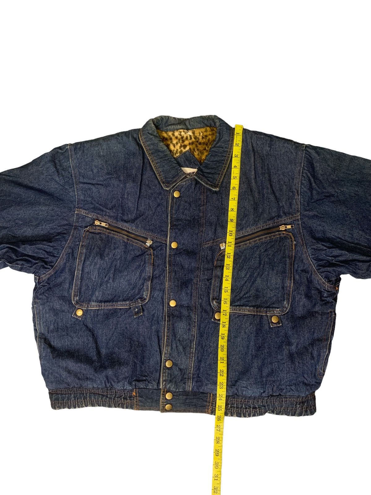Japanese Brand Rare Design Vintage Crystalwave Denim Jackets Size XL / US 12-14 / IT 48-50 - 8 Thumbnail