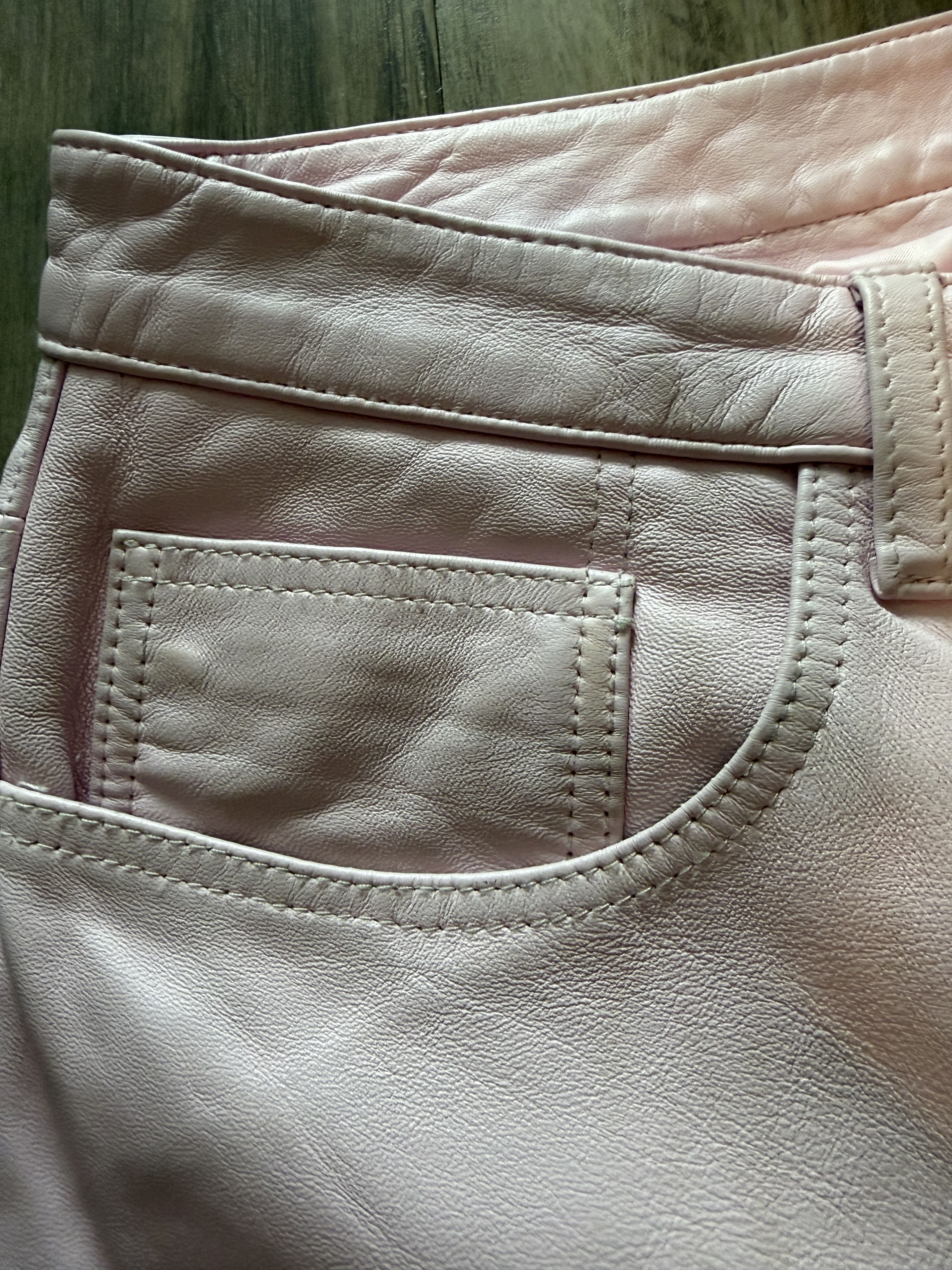 Supreme Supreme Leather 5-Pocket Jean Pink Size US 32 / EU 48 - 5 Thumbnail