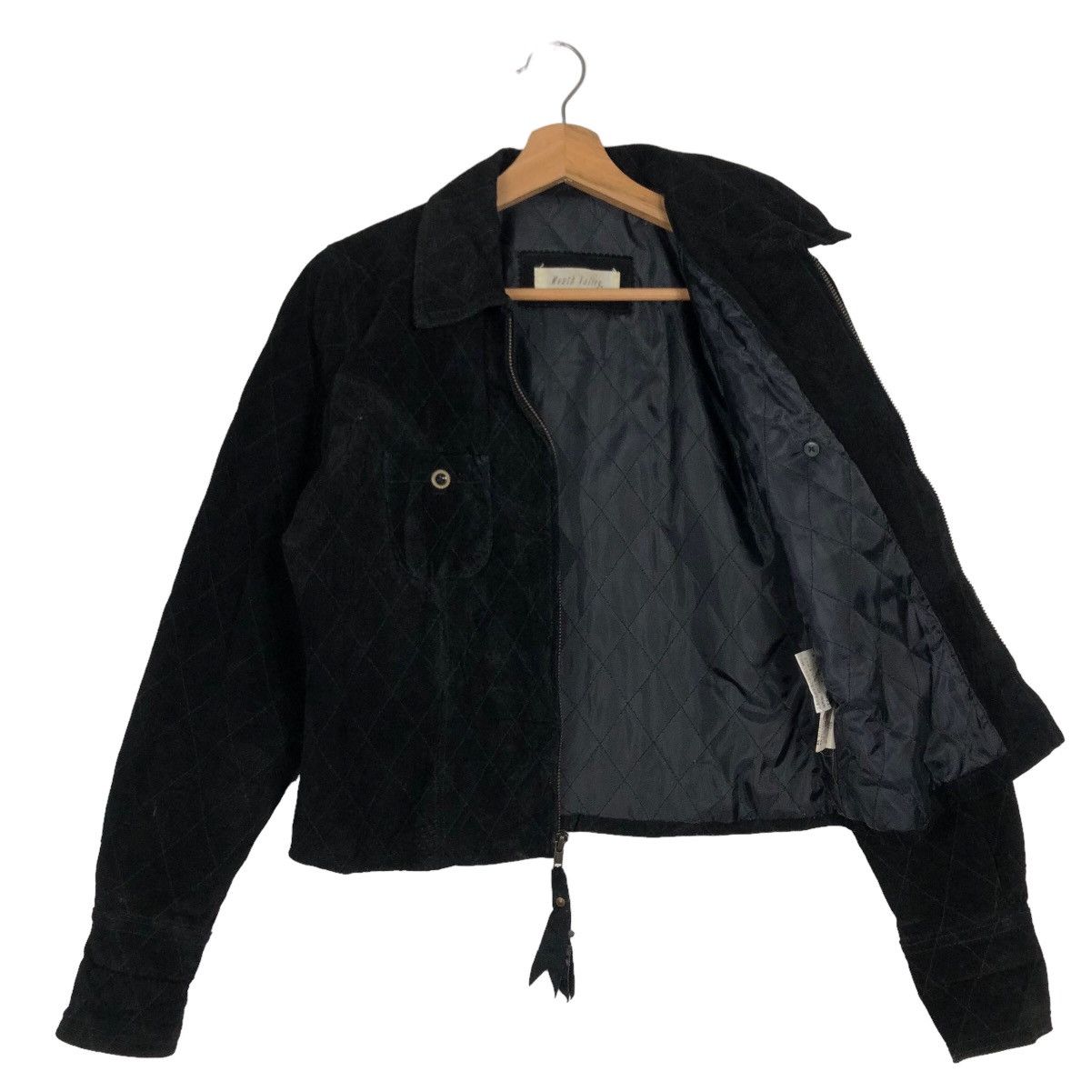 Japanese Brand 🔥Vtg Cropped Biker Leather Jacket Mouth Valley Issey Miyake Size US M / EU 48-50 / 2 - 8 Thumbnail