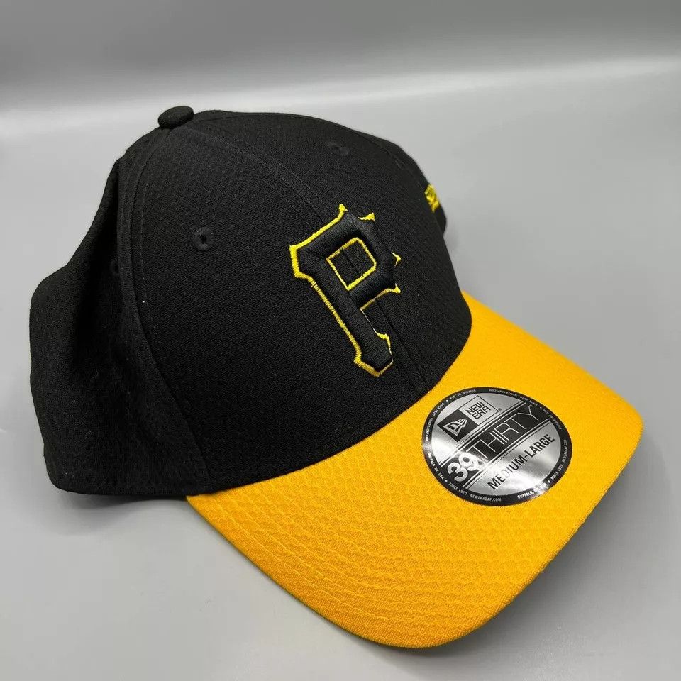 New Era Pittsburgh Pirates Hat Men M-L Stretch Fitted Cap New Size ONE SIZE - 3 Thumbnail
