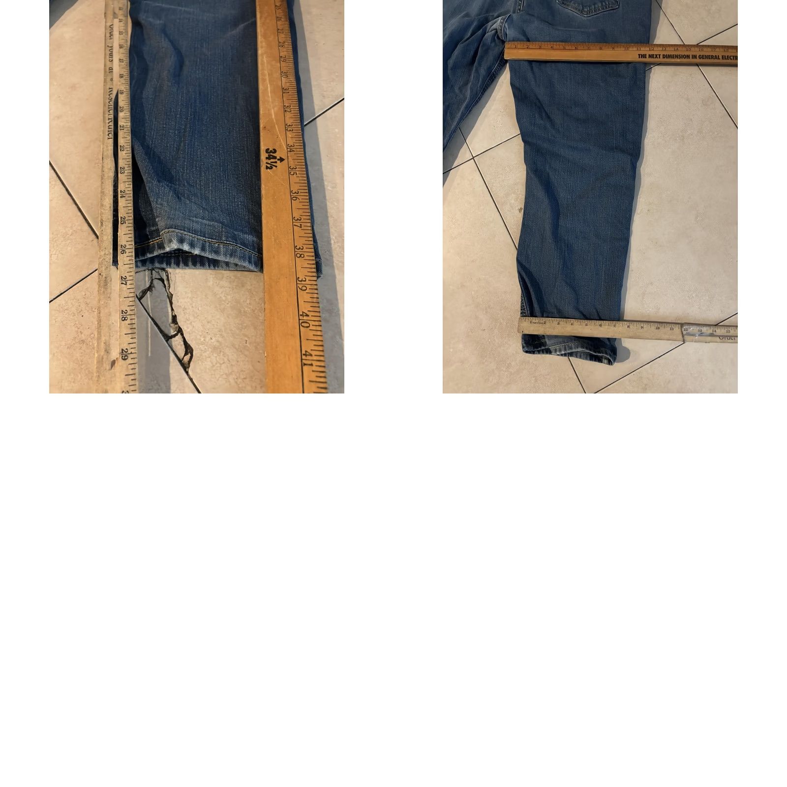 Levi's Levi's 541 Jeans Mens Athletic Taper Stretch Denim Pants Blue Medium Wash 36x27 Size US 36 / EU 52 - 8 Thumbnail