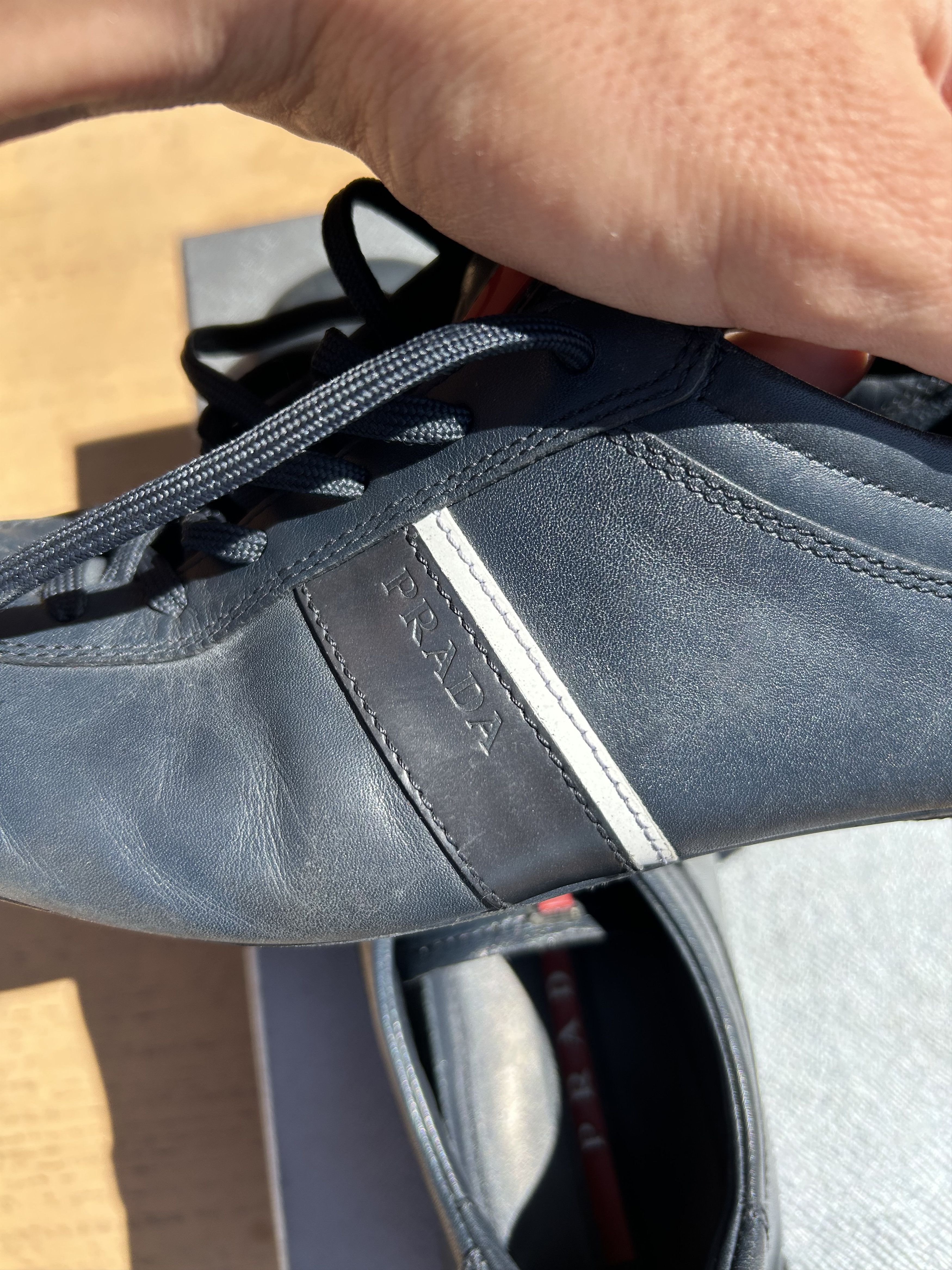 Prada Prada Vintage Monte Carlo Trainers - 4E 2599 Size US 8 / EU 41 - 3 Thumbnail