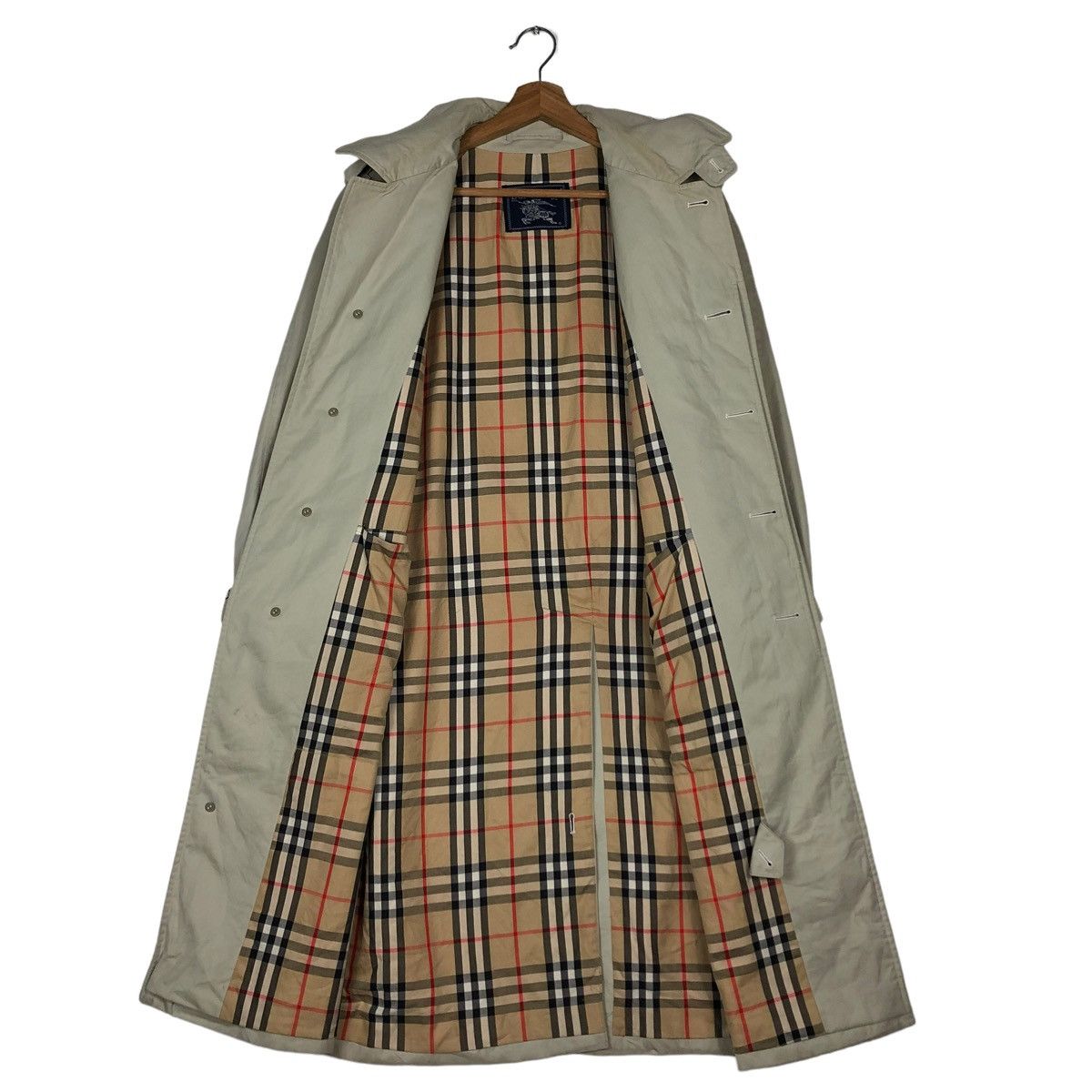 Burberry 🔥Vintage Trench Coats Burberrys Nova Check Lining Size US M / EU 48-50 / 2 - 3 Thumbnail