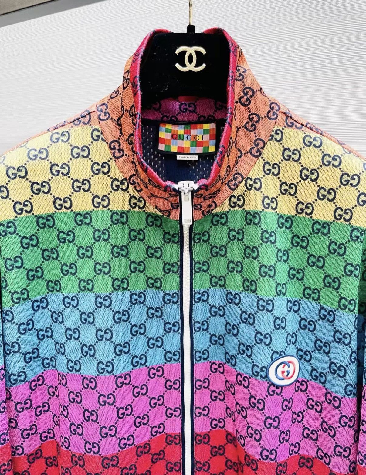 Gucci Gucci Classic Rainbow Candy Color Zip-Up Jacket J33 Size US M / EU 48-50 / 2 - 3 Thumbnail
