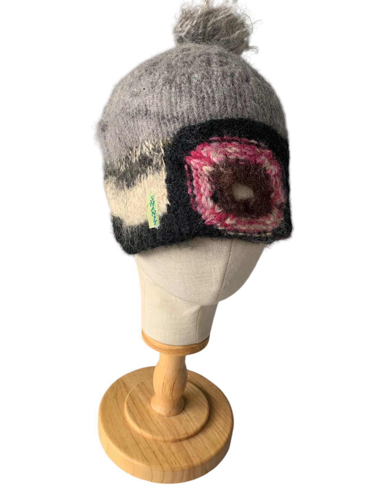 Japanese Brand × Kapital × Vintage RARE Multicolour SHANIT Fur Wool Knitted beanie Hats Size ONE SIZE - 2 Thumbnail