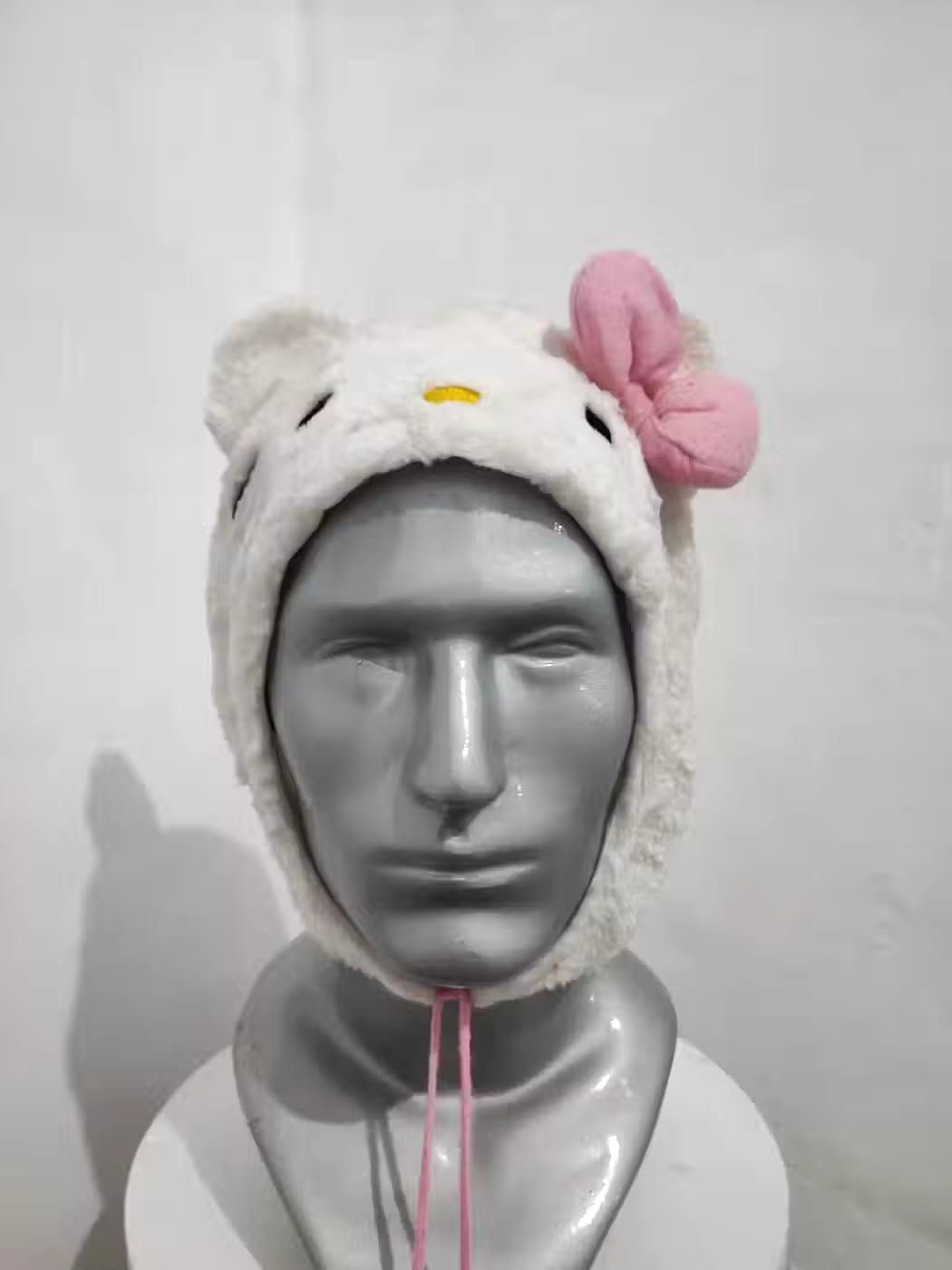 Cartoon Network Hello Kitty Horn Bunny Ear Beanie hats Size ONE SIZE - 8 Thumbnail