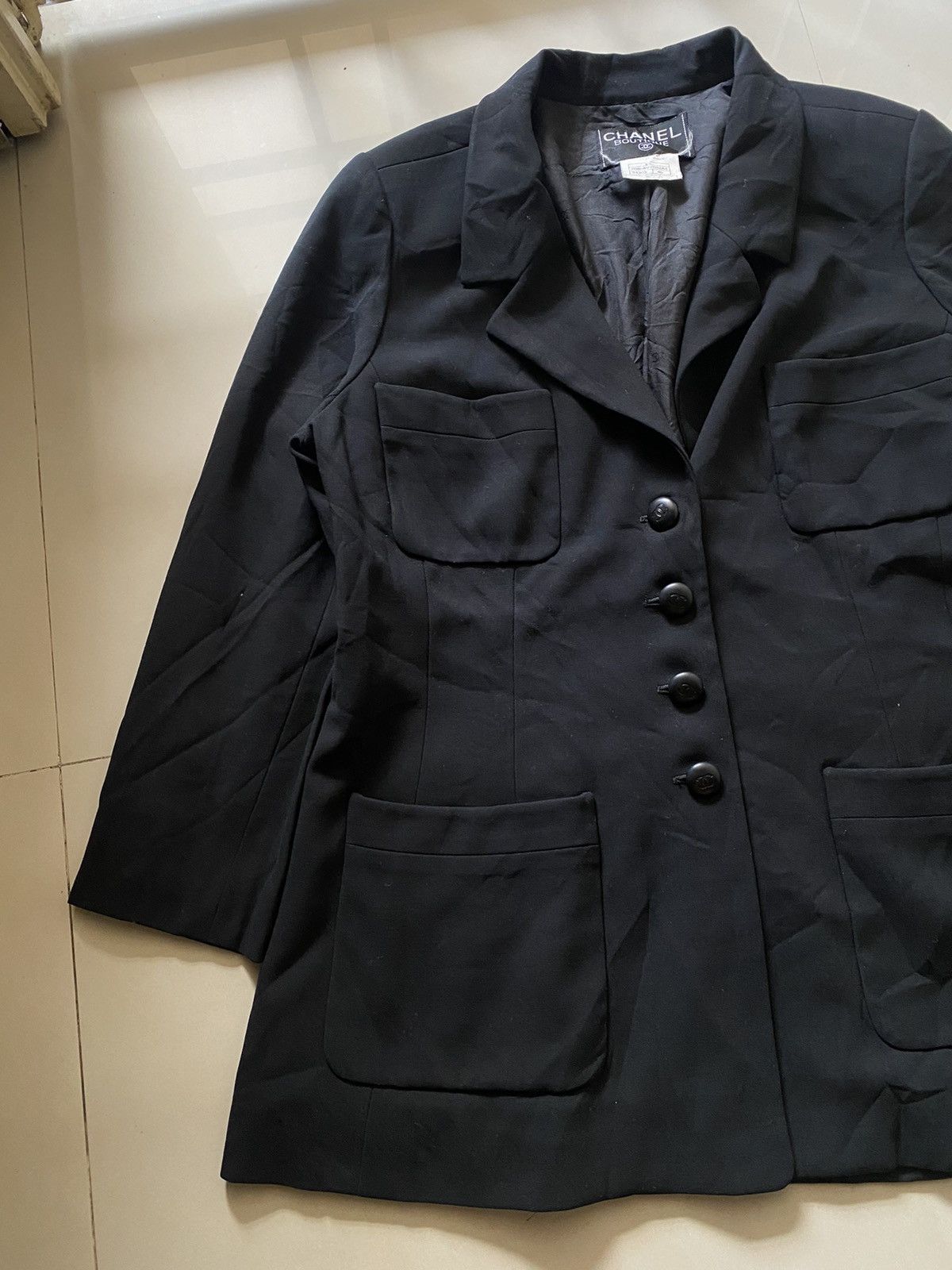 Chanel vintage ‘97 couture Chanel wool blazer Size US S / EU 44-46 / 1 - 9 Thumbnail