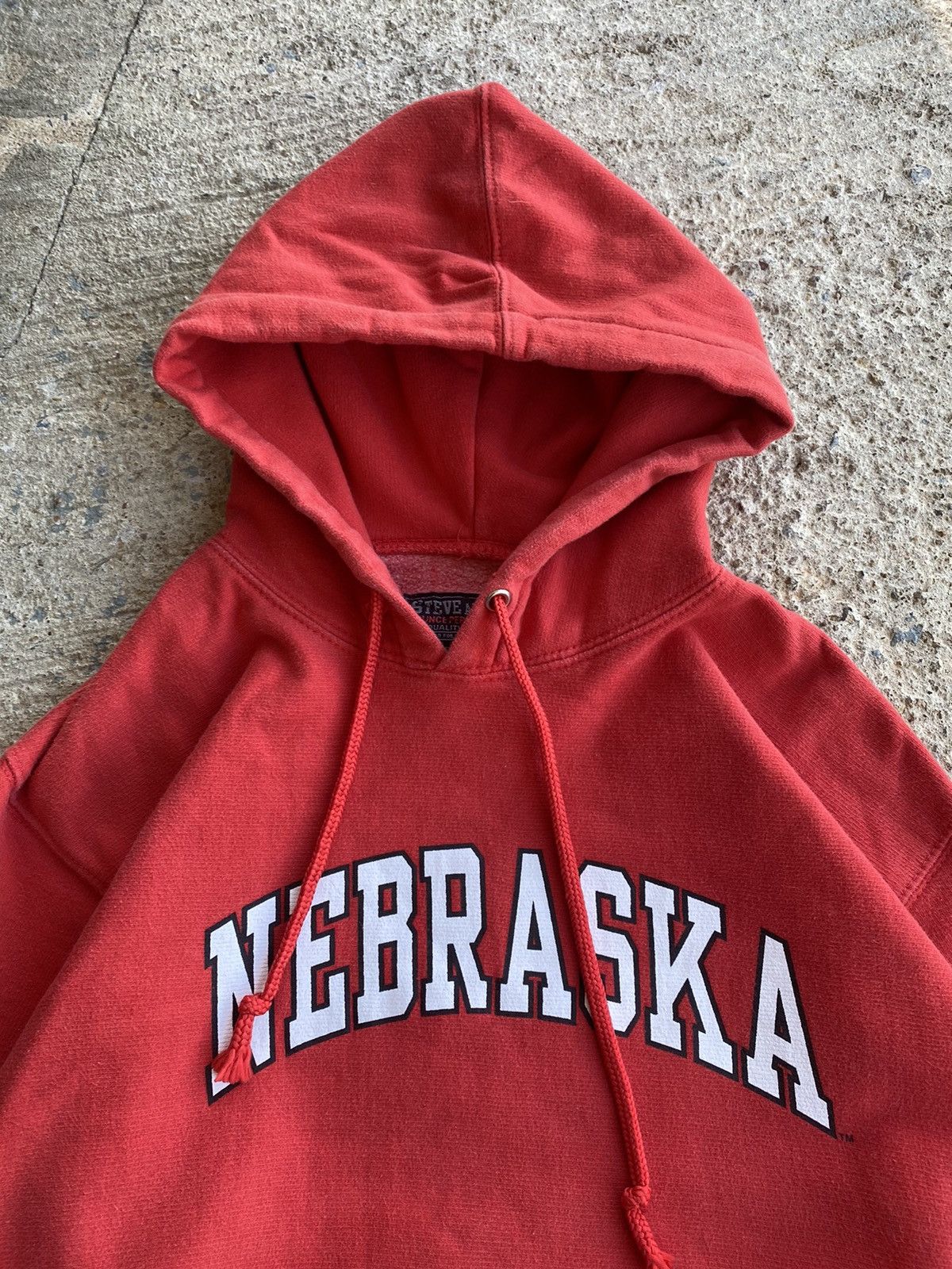 Champion × Vintage Vintage Y2K Nebraska Cornhuskers College Red Hoodie Size US S / EU 44-46 / 1 - 6 Thumbnail