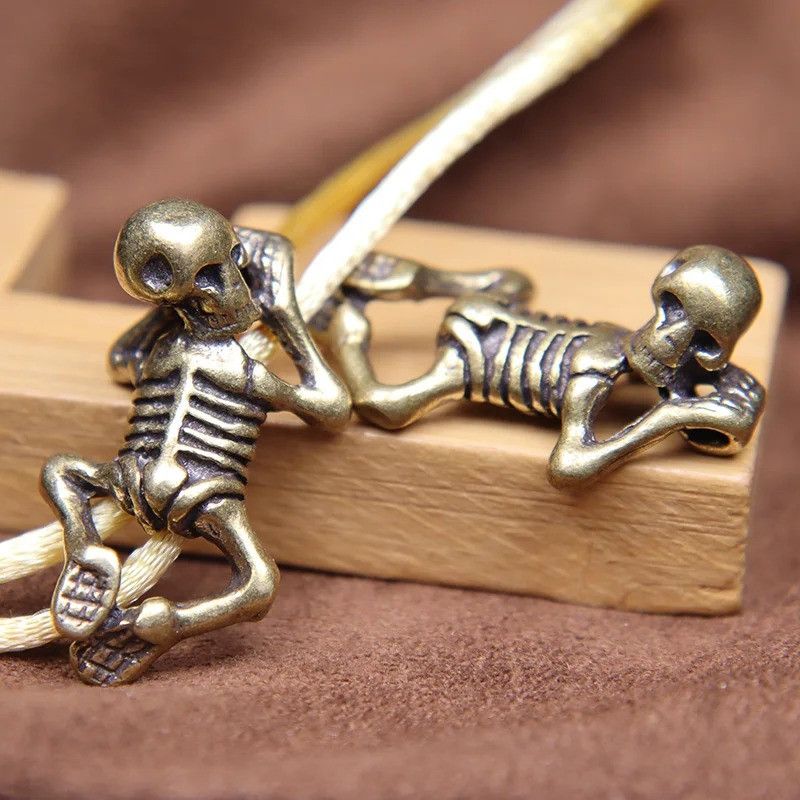 Handmade 3Pcs Skeleton Body Knife Beads Paracord Bead Zipper Umbrella Size ONE SIZE - 5 Thumbnail