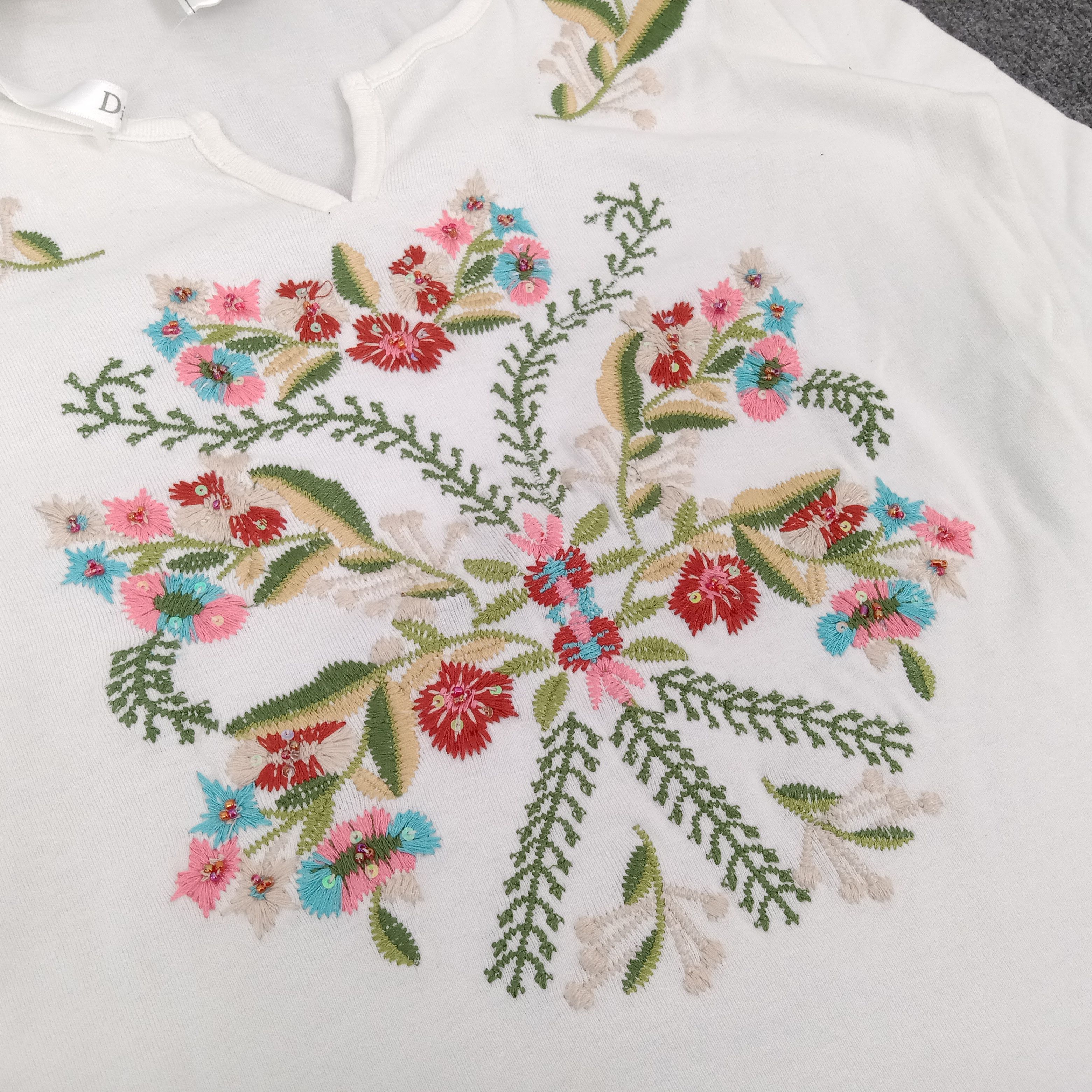 Christian Dior Monsieur × Vintage Christian Dior Italian Brand Long Sleeve Tshirt Size XS / US 0-2 / IT 36-38 - 2 Thumbnail