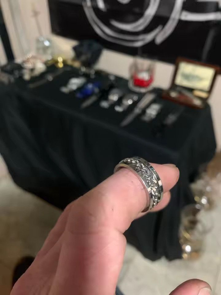 Jewelry Spinner Chain Ring Size 6-13 Size ONE SIZE - 6 Thumbnail