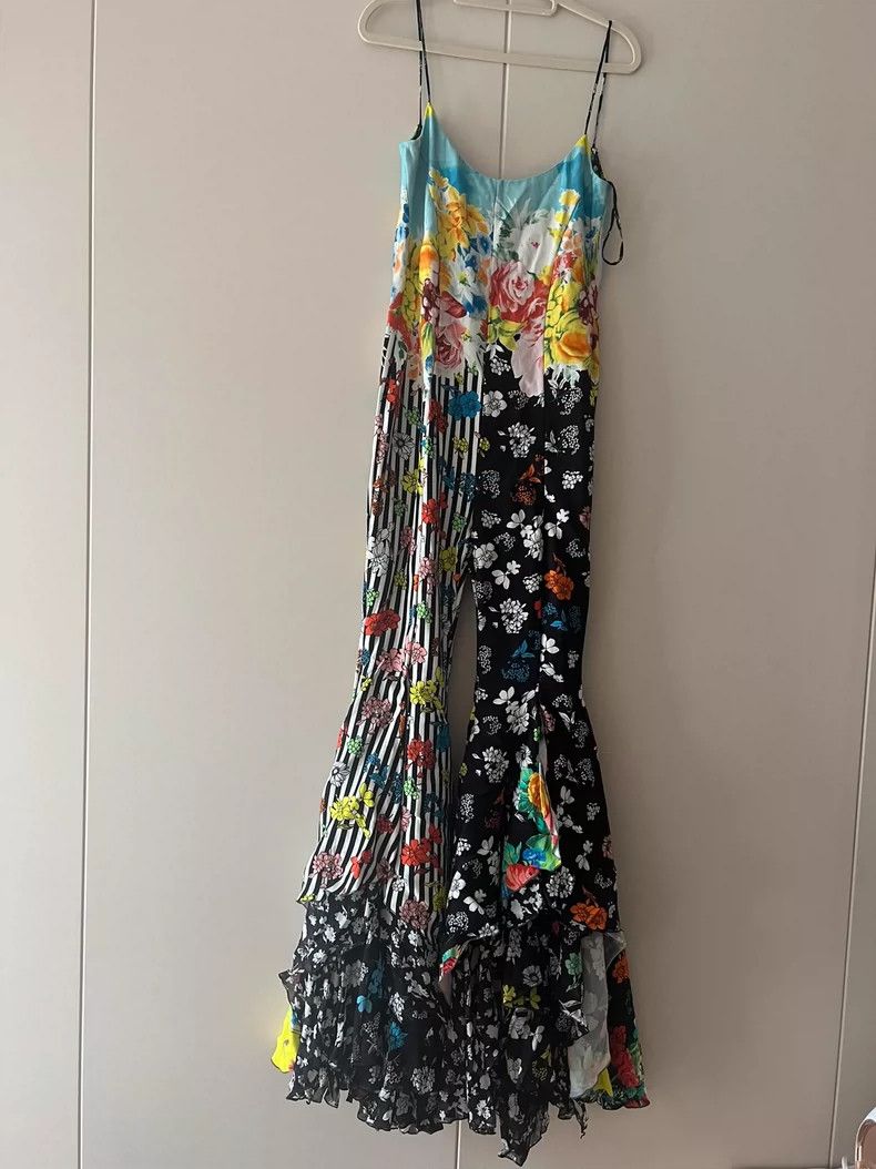 Versace Versace Printed jumpsuit Size 37" - 3 Thumbnail
