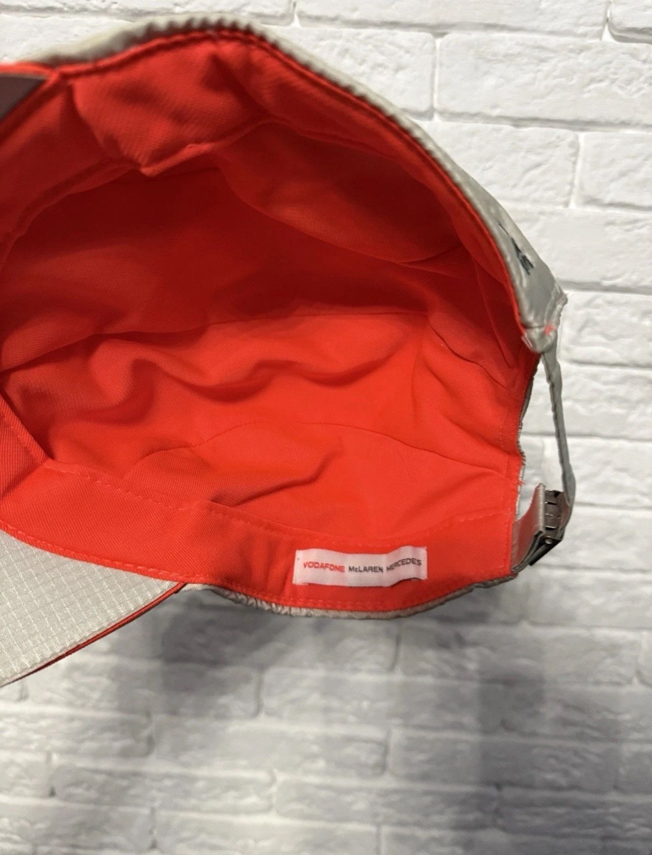 Malcolm McLaren McLaren Mercedes Vodafon Cap Lewis Hamilton F1 Cap Gold Hat Size ONE SIZE - 6 Thumbnail