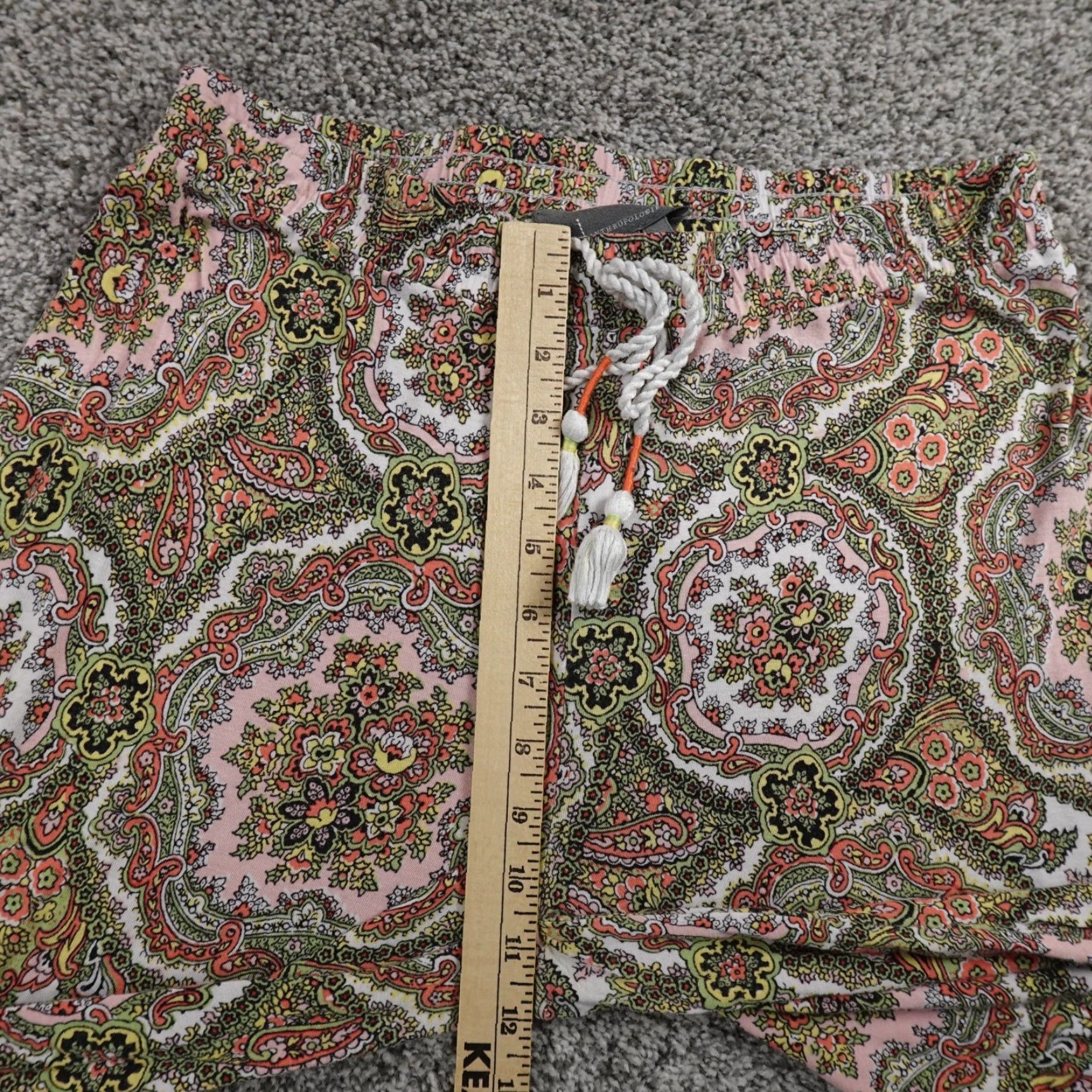 Anthropologie Anthropologie Pants Womens S Pull On Floral Paisley Harem Joggers Boho High Rise Drawstring Size 28" / US 6 / IT 42 - 4 Thumbnail