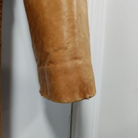 Vintage Vintage 70's Mens Butter Soft Tan Leather Blazer M Size US M / EU 48-50 / 2 - 11 Thumbnail
