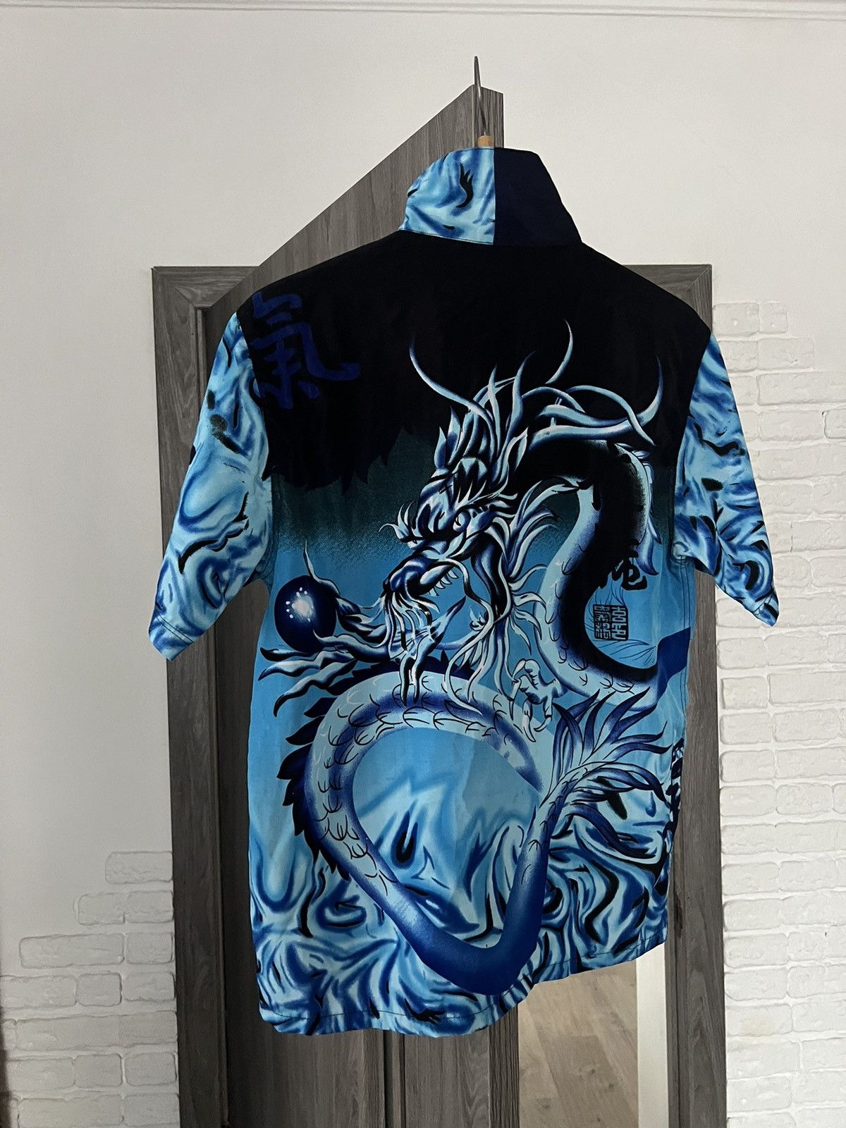 Japanese Brand × Vintage Pacific cliff Blue dragon shirts Size US XS / EU 42 / 0 - 2 Thumbnail