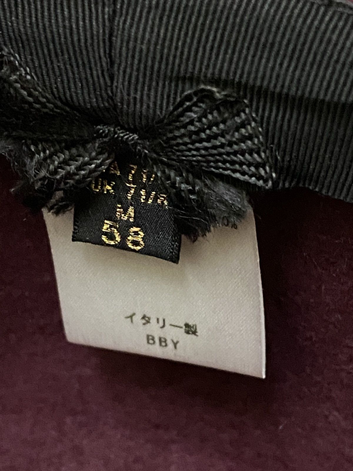 Borsalino × Handmade × Hat Club VINTAGE BORSALINO HANDMADE FUR PELT WOOL HAT Size ONE SIZE - 6 Thumbnail