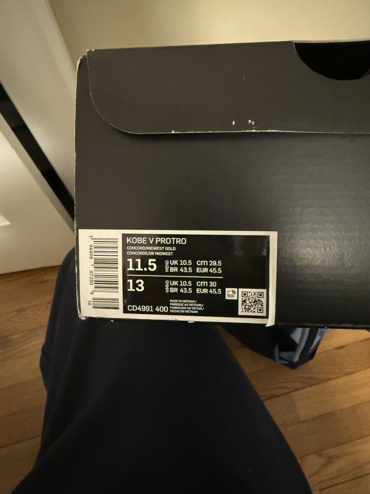 Nike Kobe V Protro ‘5 Rings’ Size US 11.5 / EU 44-45 - 11 Thumbnail