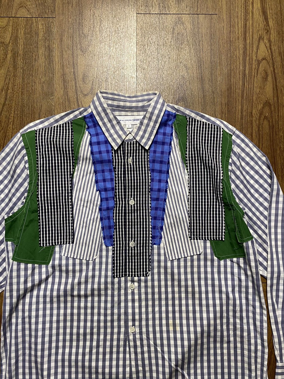 CDG Patchwork Flannel Shirt