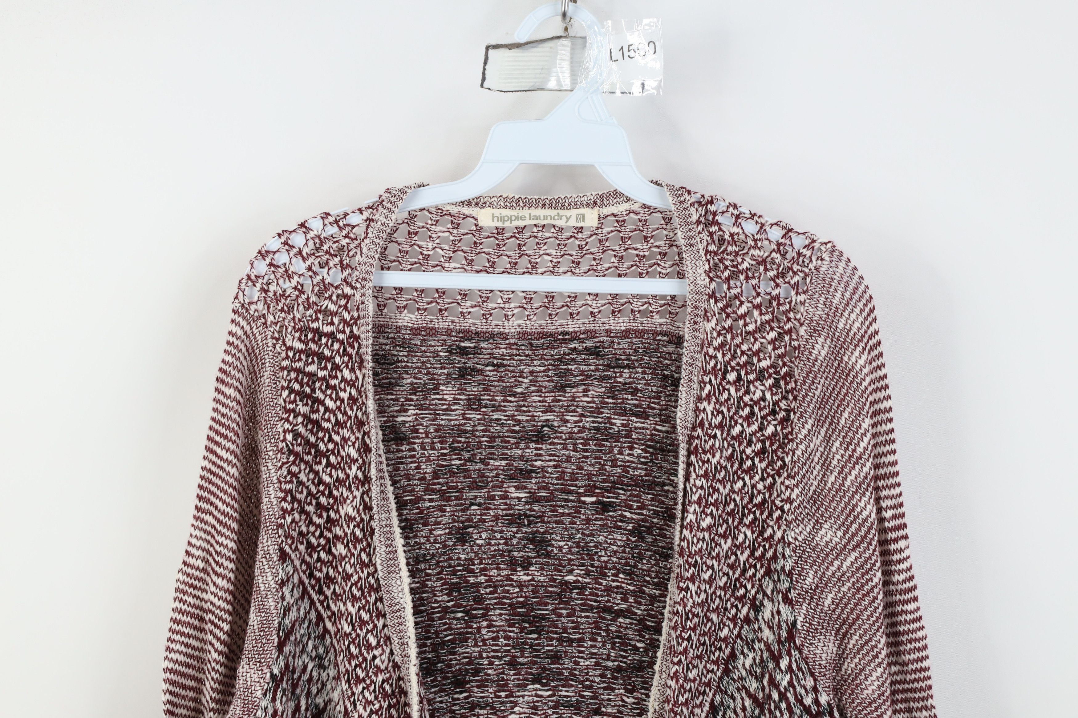Vintage Vintage Y2K Hippie Laundry Boho Chic Sweater Wrap Cardigan Size XL / US 12-14 / IT 48-50 - 2 Thumbnail