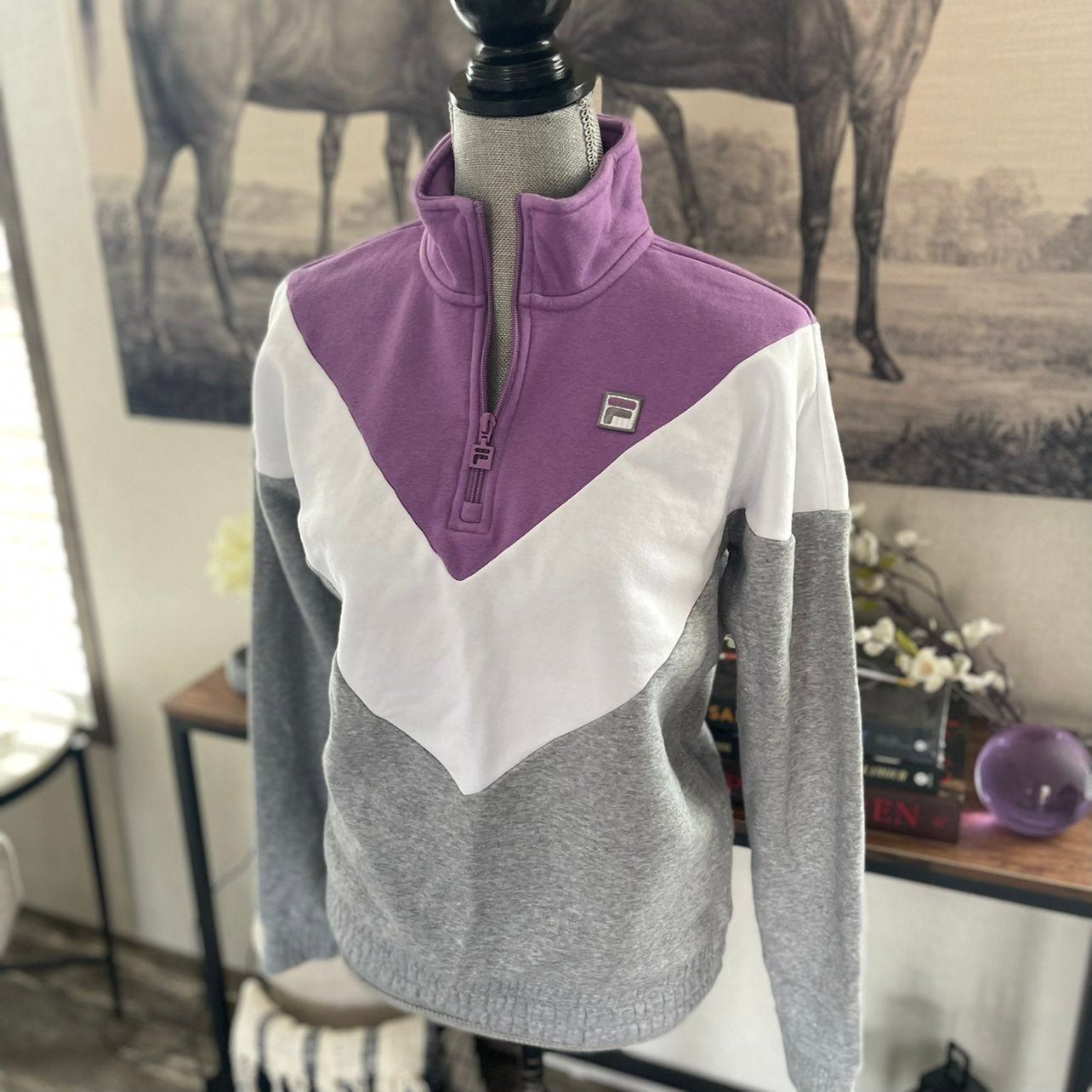 Fila Fila Half-Zip Women's Pullover Hoodie Small Size S / US 4 / IT 40 - 2 Thumbnail