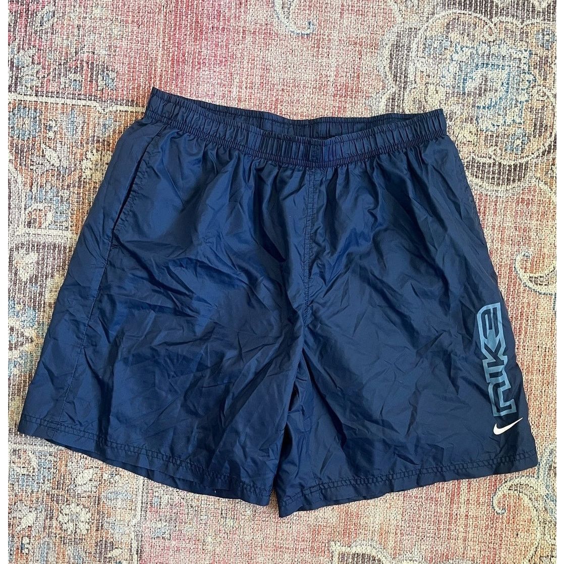 Nike Nike Athletic Running Shorts Lightweight Navy Blue Size XL Size US 36 / EU 52 - 1 Thumbnail