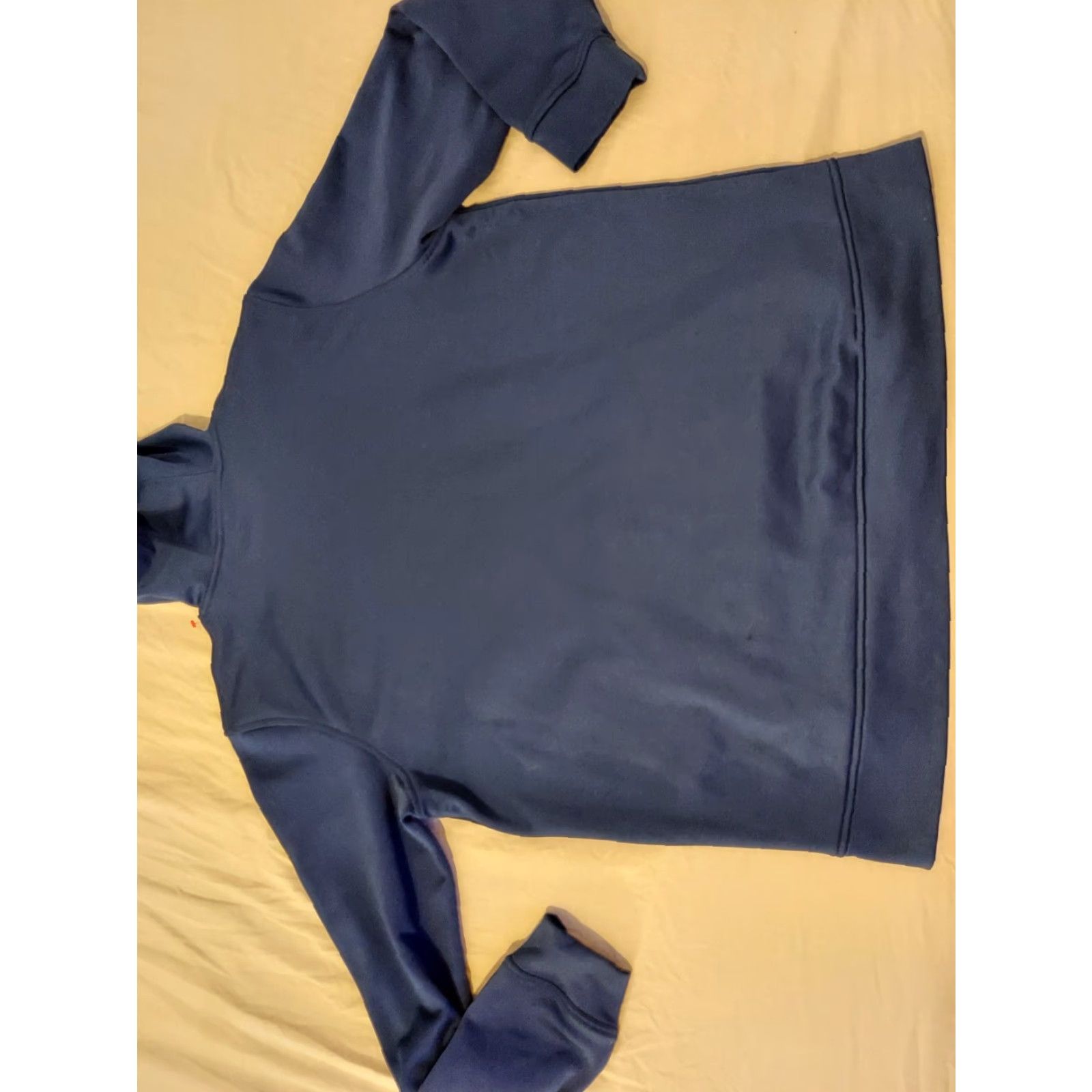 Under Armour Under armour Hoodie Mens XL Navy Blue Athletic Pullover Sweatshirt Casual Gym Workout Shirt Size US XL / EU 56 / 4 - 6 Thumbnail