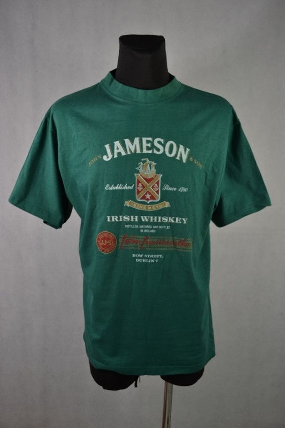 Jameson Irish Whiskey × Vintage Vintage Jameson Irish Whiskey t-shirt tee XL Size US XL / EU 56 / 4 - 1 Thumbnail