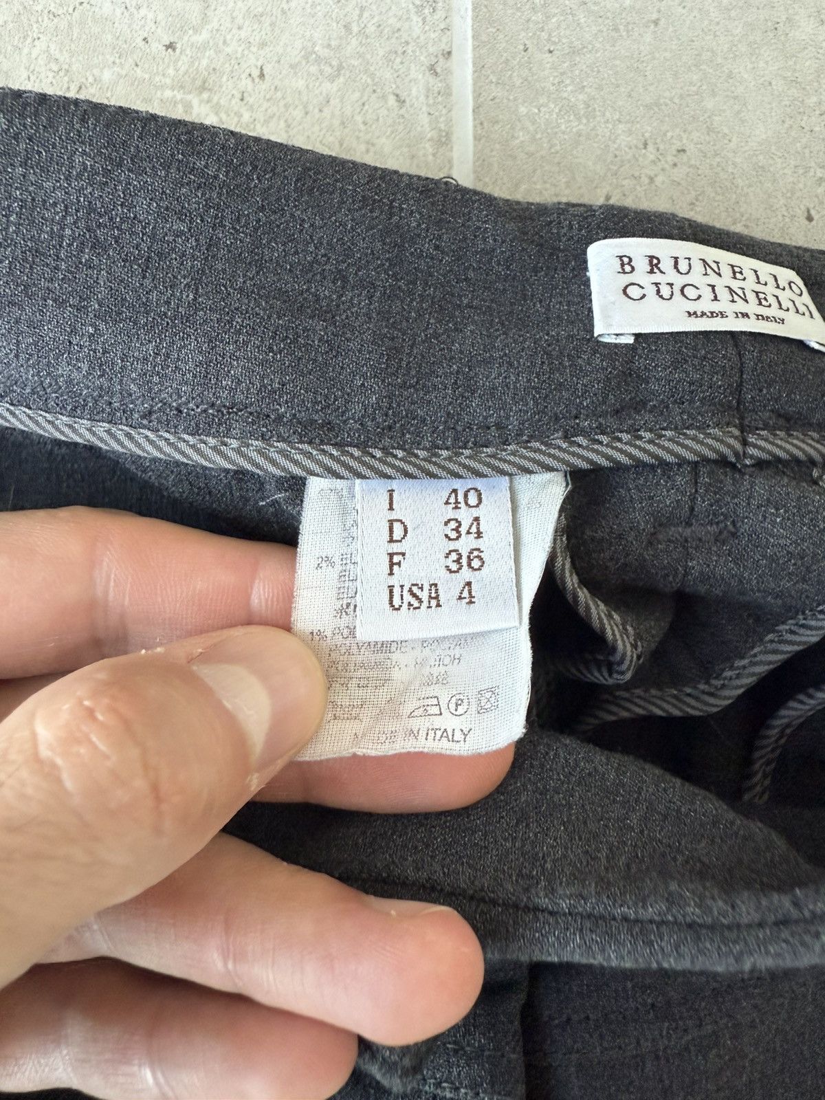 Brunello Cucinelli Vintage Brunello Cucinelli Luxury Pants Size 27" / US 4 / IT 40 - 8 Thumbnail