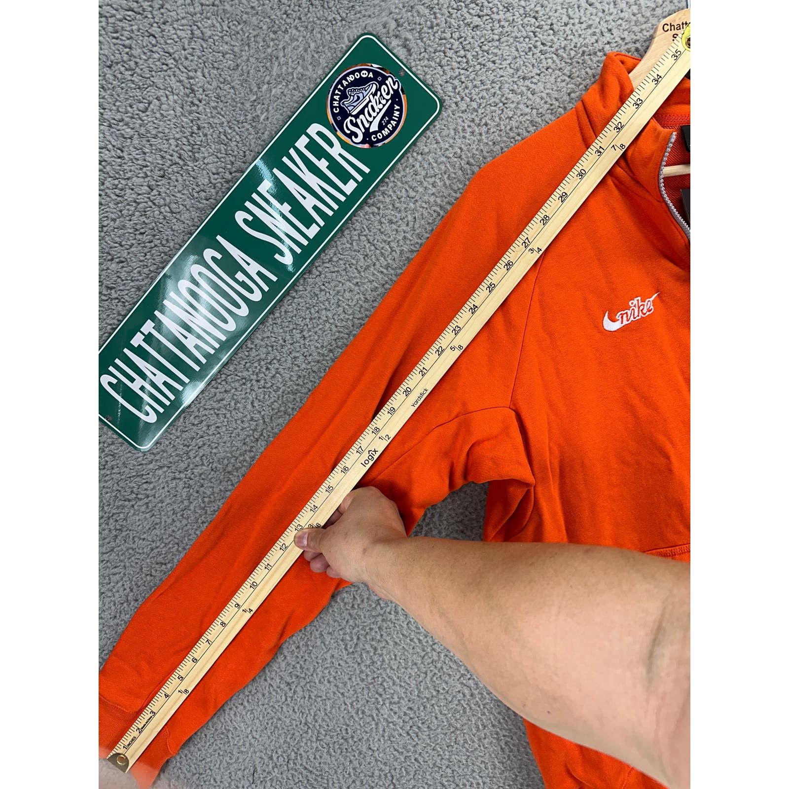 Nike Nike 1/4 Zip Clemson Tiger Sweatshirt Men Large Orange Retro Size US L / EU 52-54 / 3 - 4 Thumbnail
