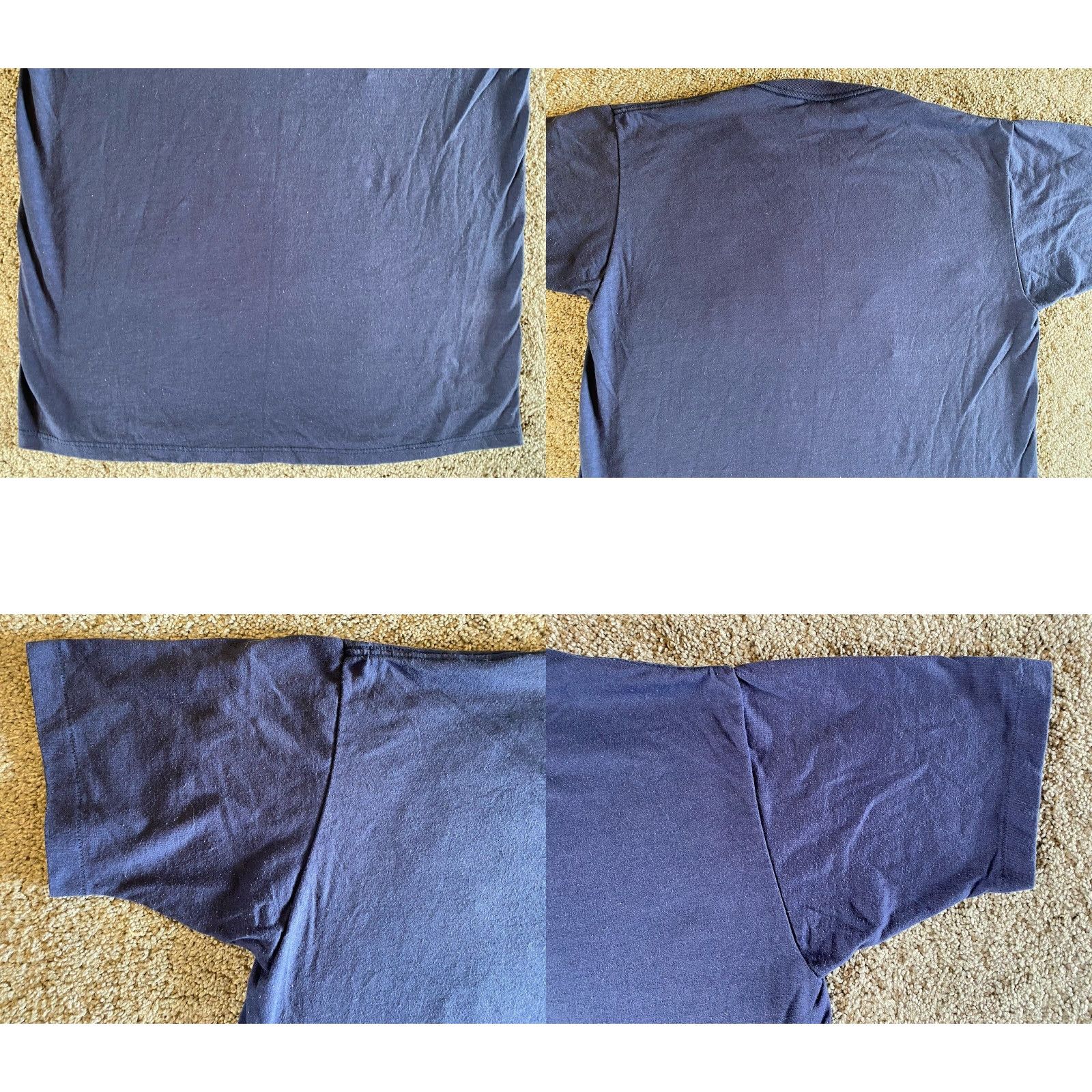 Jerzees VINTAGE Jerzees Super T Shirt Men’s L 42-44 Made In USA Blue USA 90s 80s T-Shirt Mens Shirt Size US L / EU 52-54 / 3 - 9 Thumbnail