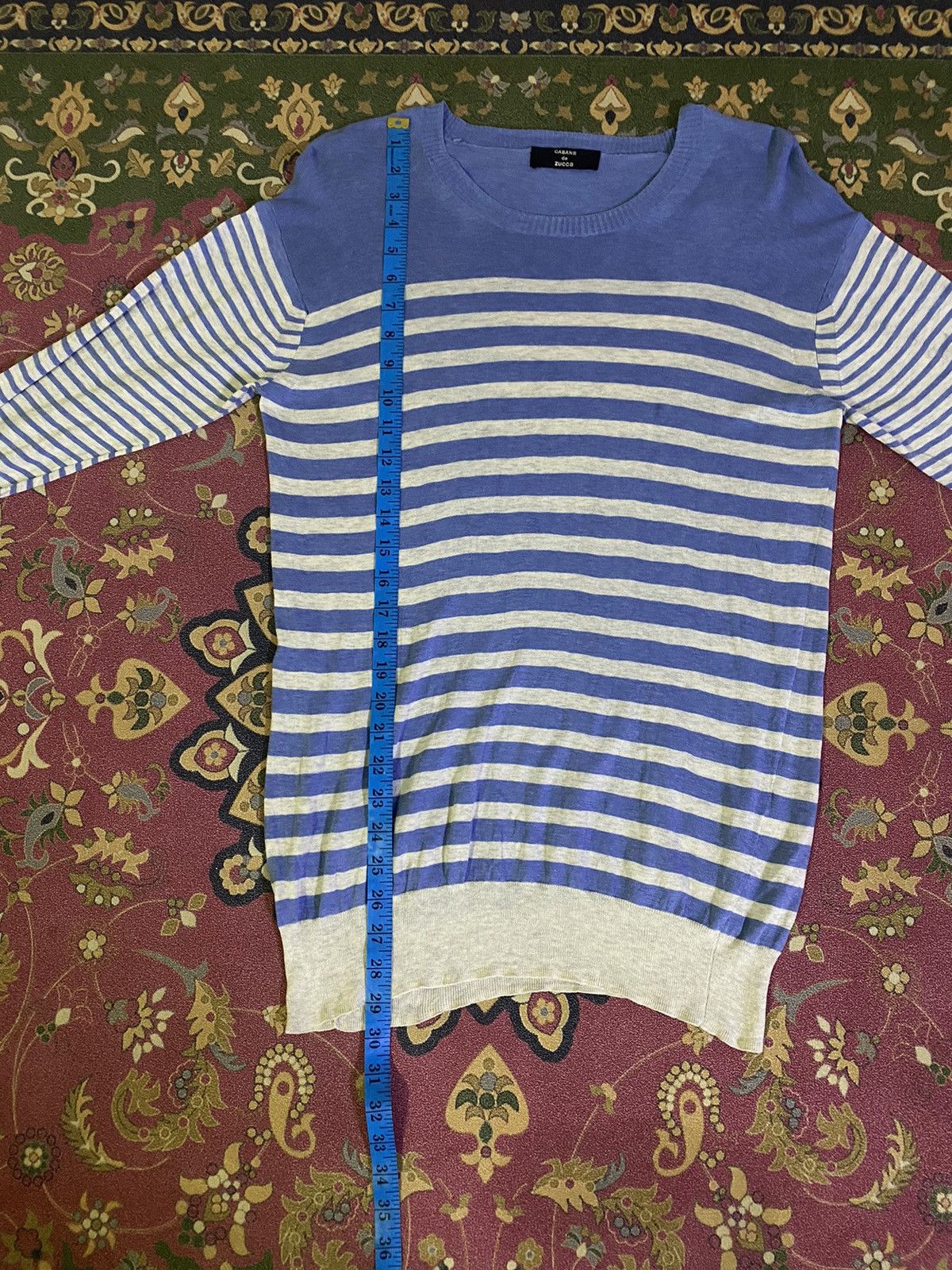 CABANE de ZUCCa Zucca By Issey Miyake Striped Long Sleeve Sweater Size US S / EU 44-46 / 1 - 9 Thumbnail