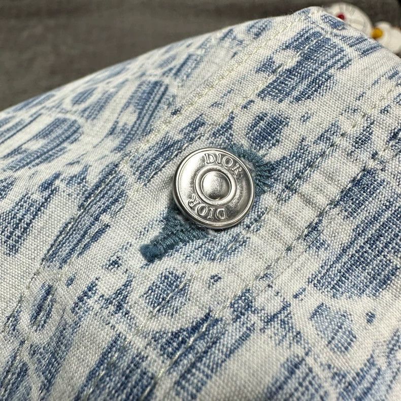 Dior Dior Blue Printed Denim Shirt Jacket-2506 Size US M / EU 48-50 / 2 - 5 Thumbnail