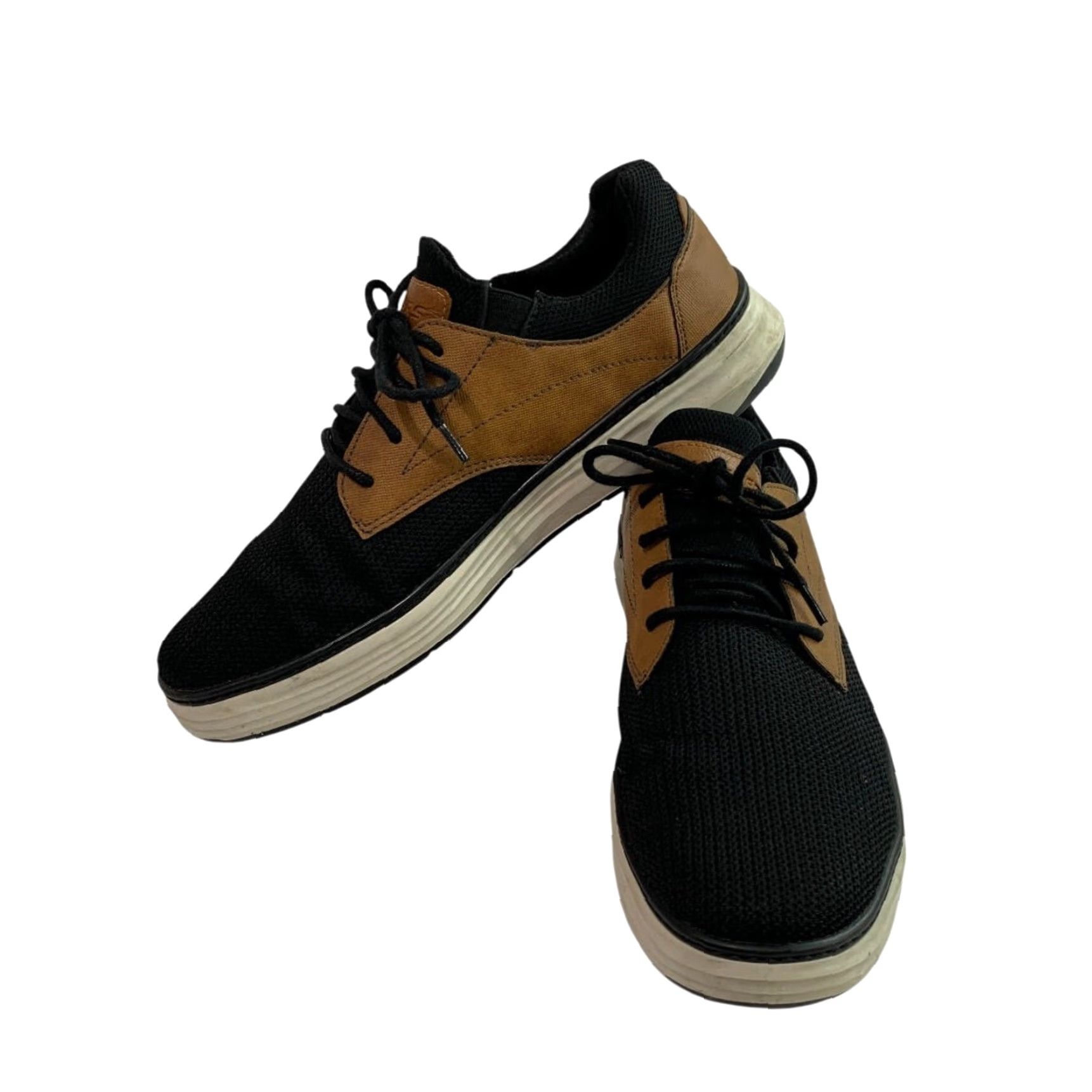 SKECHERS Skechers Mens Moreno Sneaker Size 10 Black Brown 204051 Shoes Size US 10 / EU 43 - 3 Thumbnail