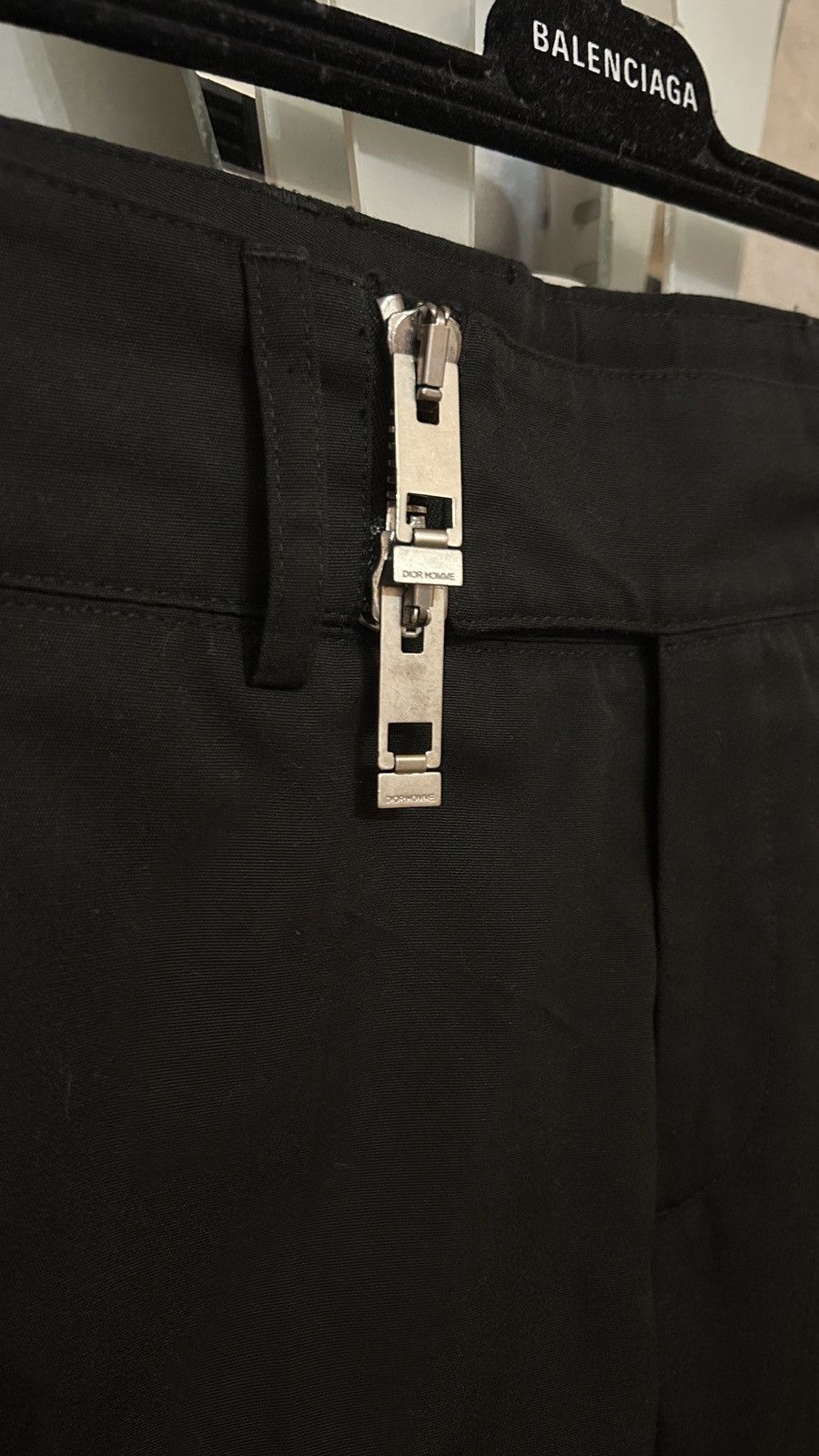 Dior AW04 ‘Victim of The Crime’ Double Zip Pants Size US 30 / EU 46 - 4 Thumbnail