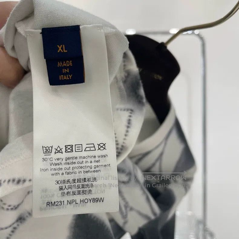Louis Vuitton Louis Vuitton Tie-dyed three-flower short sleeves Size US XL / EU 56 / 4 - 6 Thumbnail
